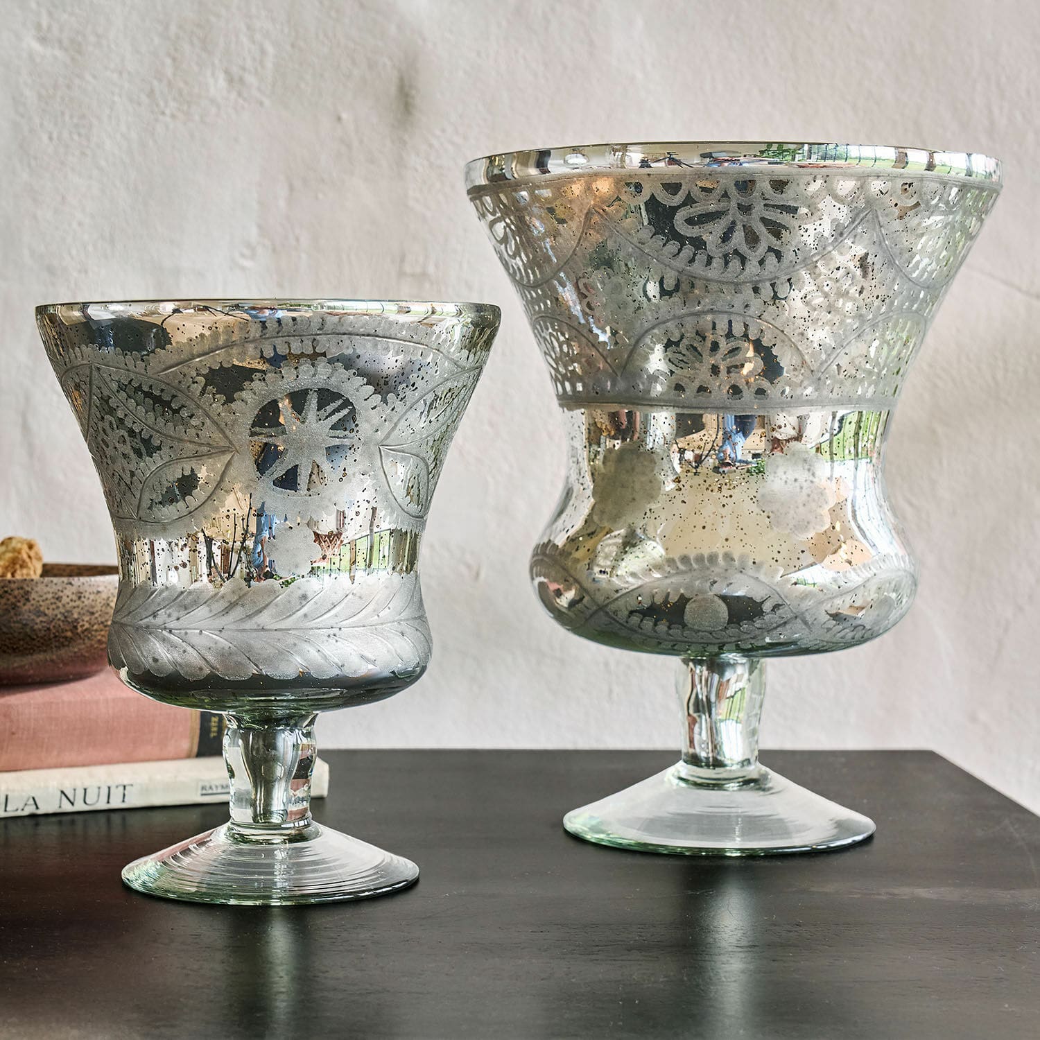 Windlicht set van 2 Zorayne