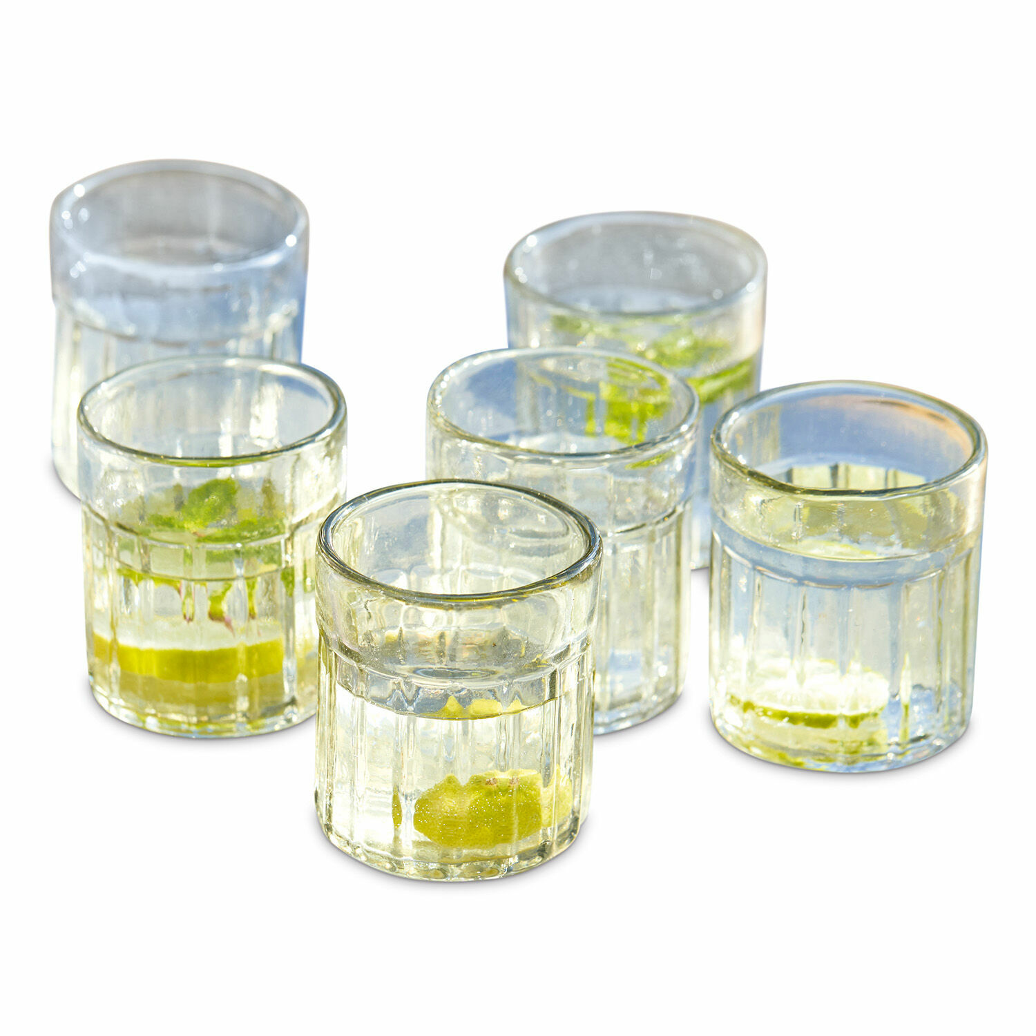 Glas set van 6 Roseville
