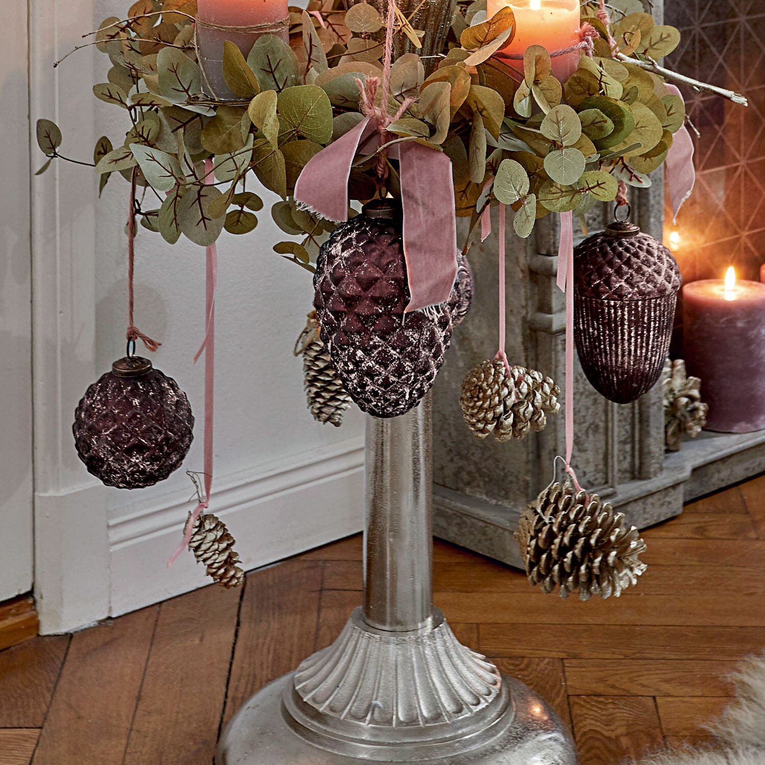 Kerstversiering set van 4 Broome