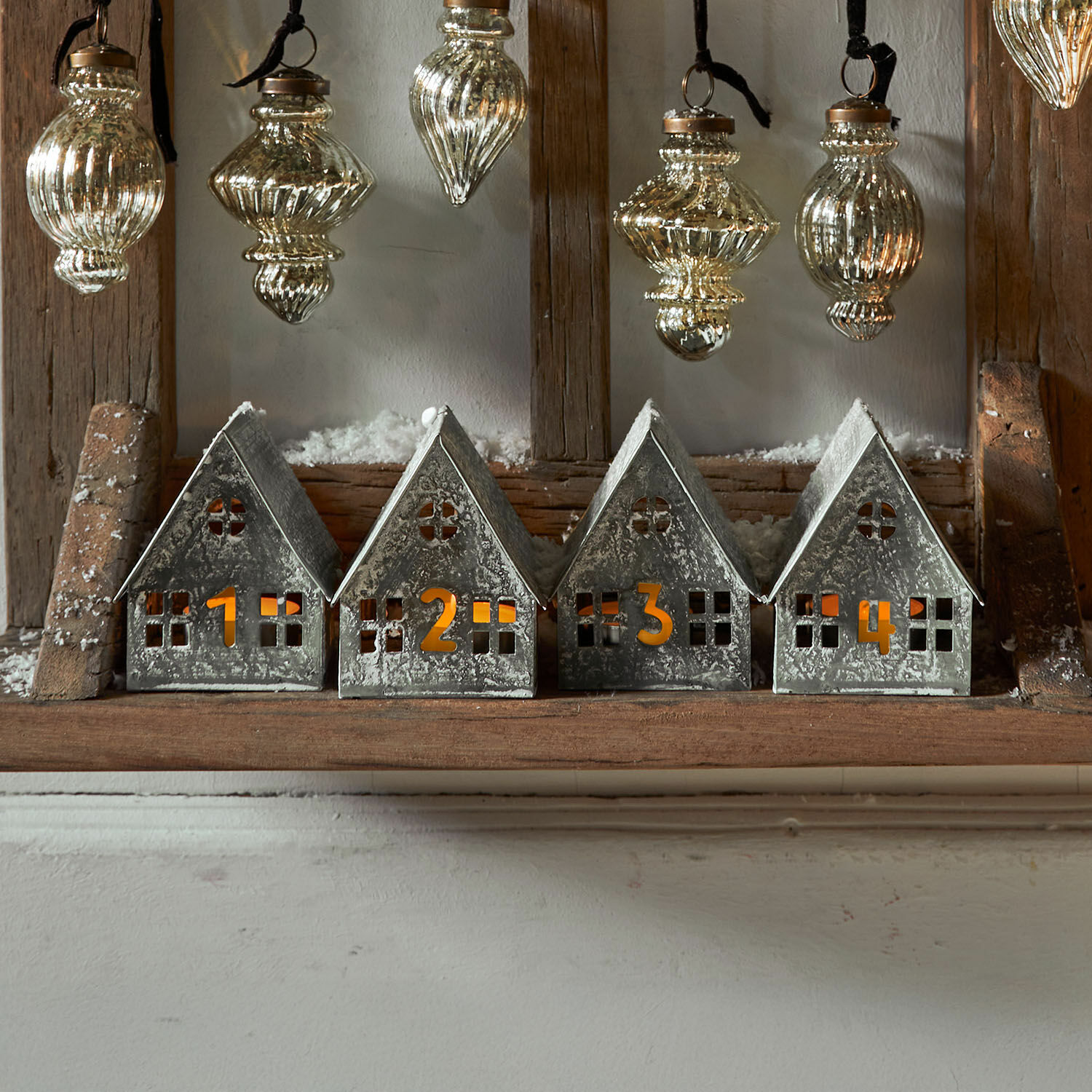 Windlichtje set van 4 Ivolere