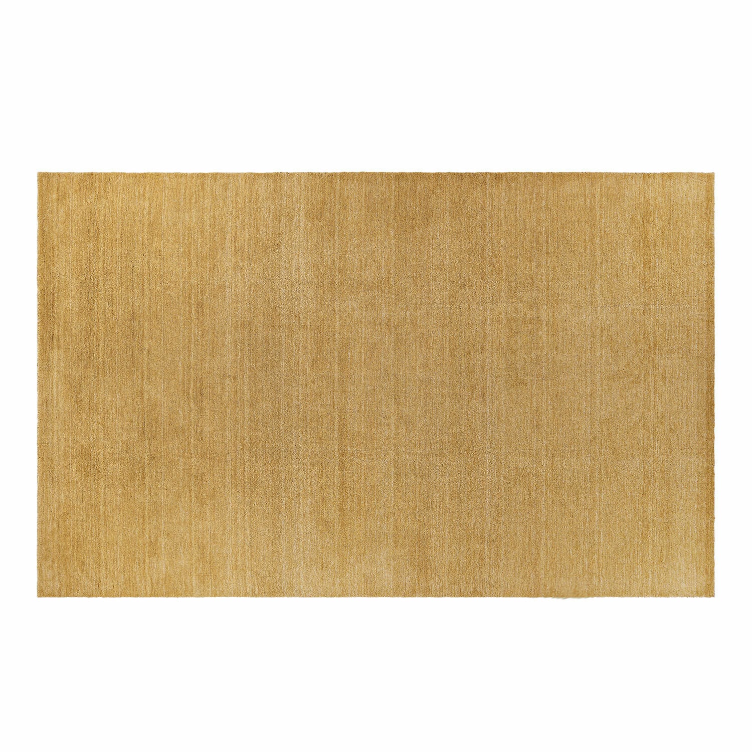 Vloerkleed Cresil Eenvoudig gouden vloerkleed met zachte textuur, geschikt voor moderne interieurs