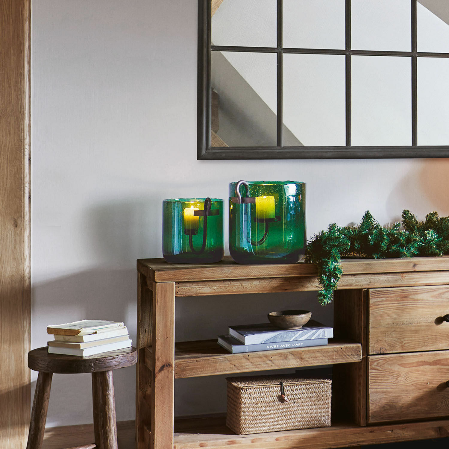 Windlicht set van 2 Ylva