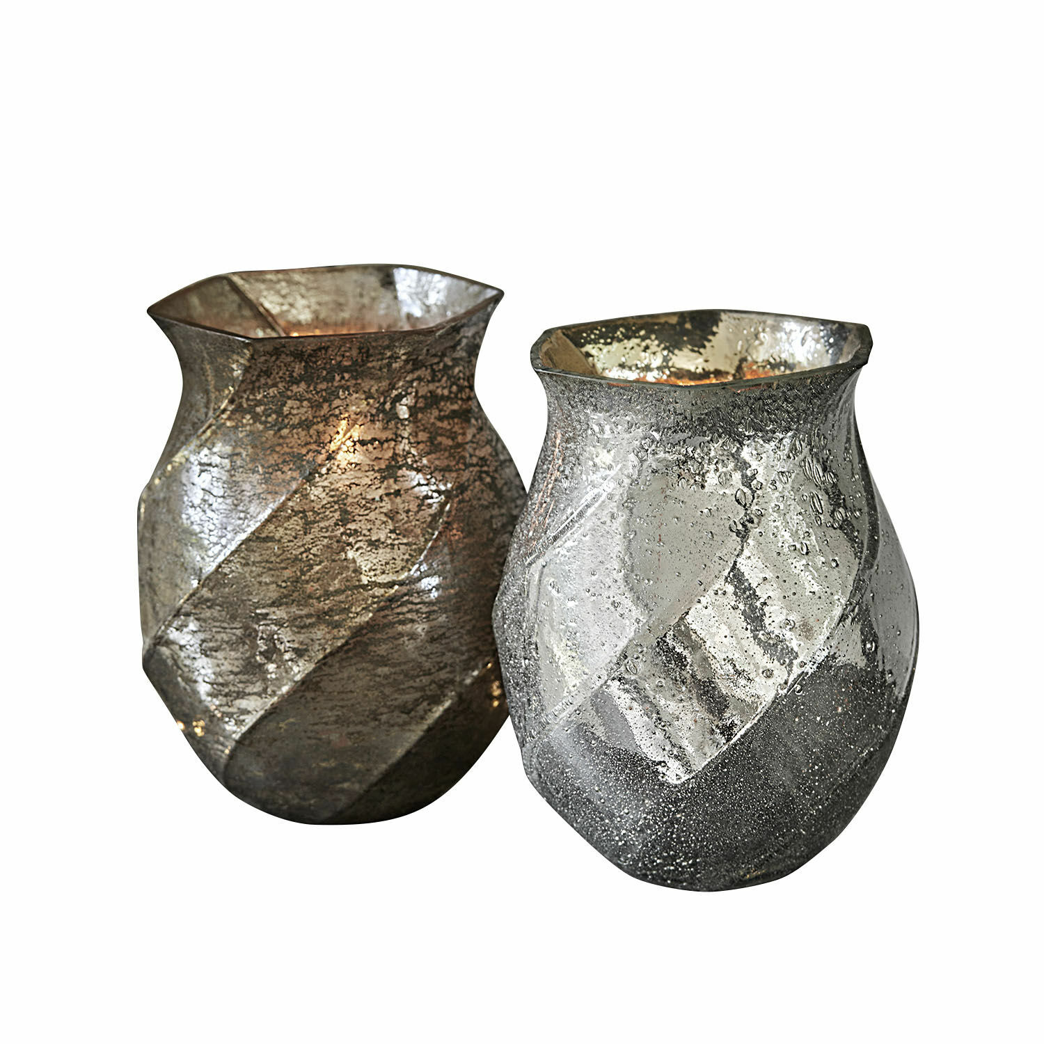 Windlicht set van 2 Tixovel