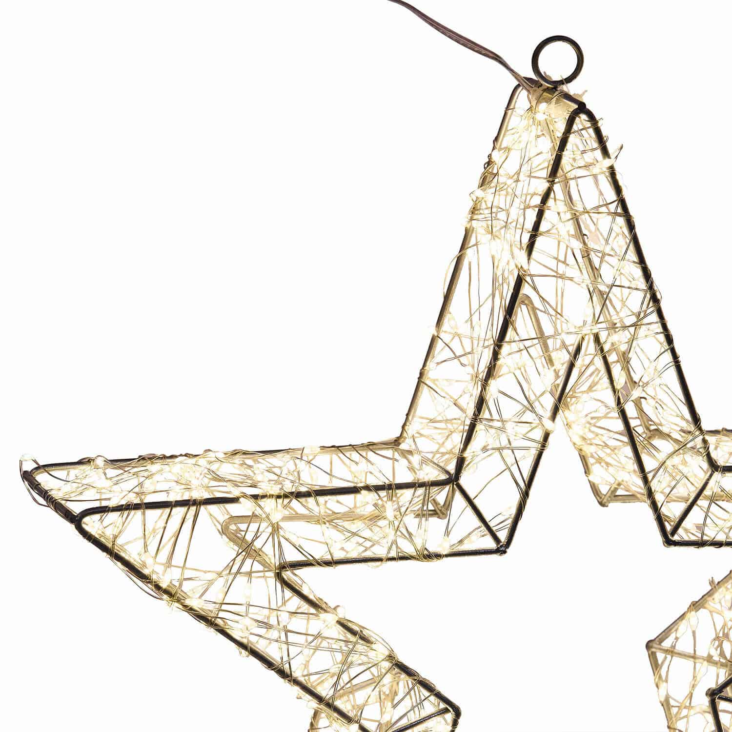 Ster met ledlampjes set van 2 Veralisse