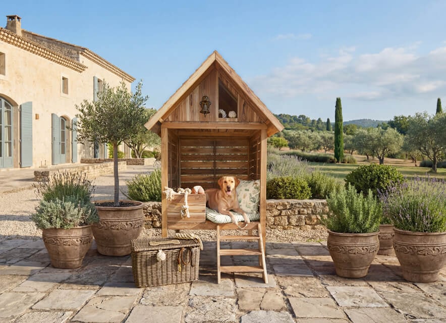 Huisdieren op het platteland