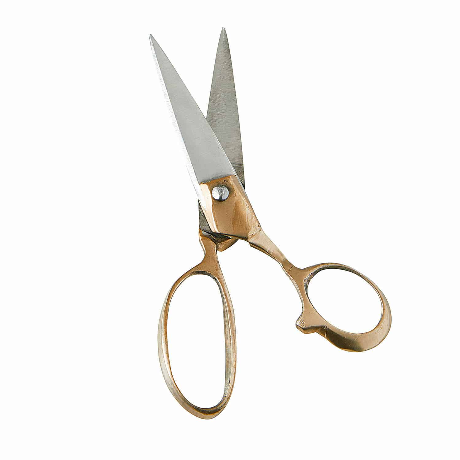 Schaar Sterre Naaischaar van roestvrij staal met messing handvat, precisiegereedschap voor het knippen van stoffen