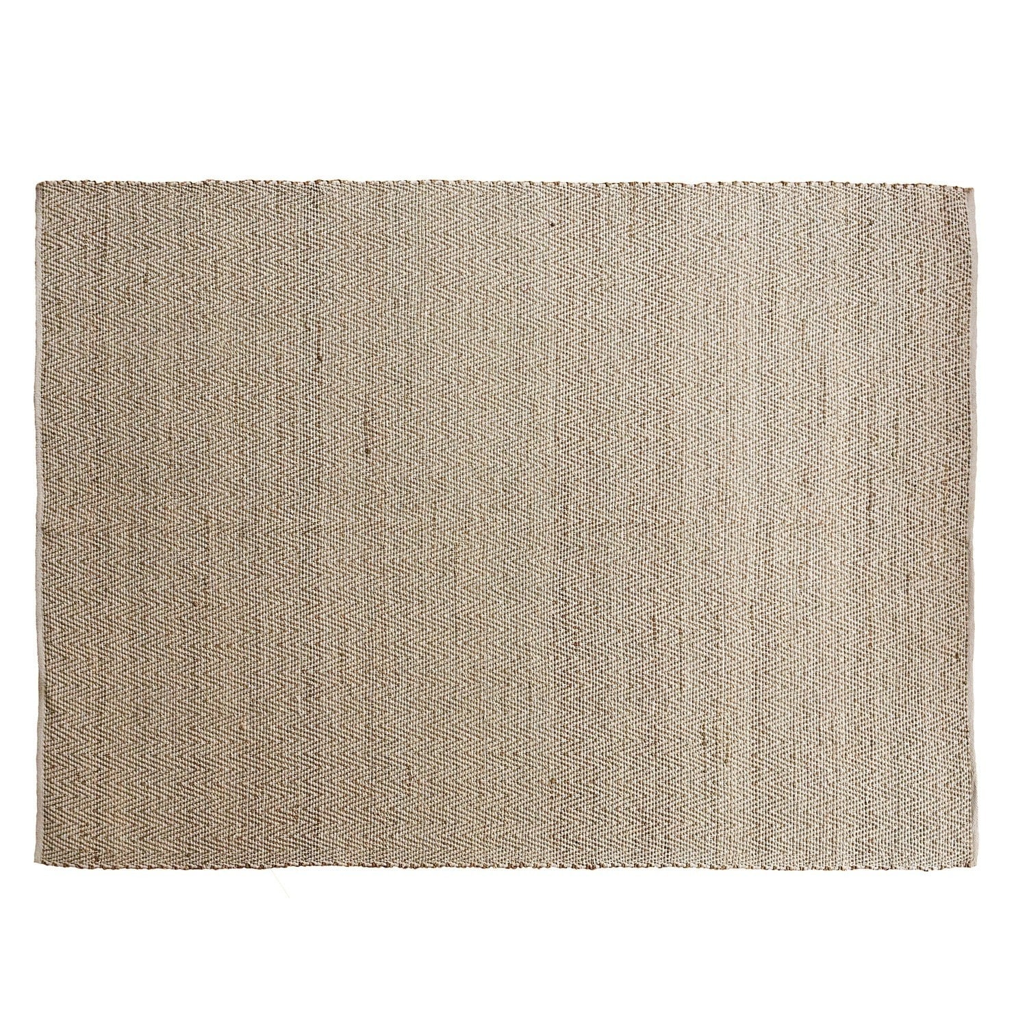 Vloerkleed Jonesboro Beige vloerkleed van natuurlijk materiaal met fijn patroon, ideaal voor interieur en vloerdecoratie