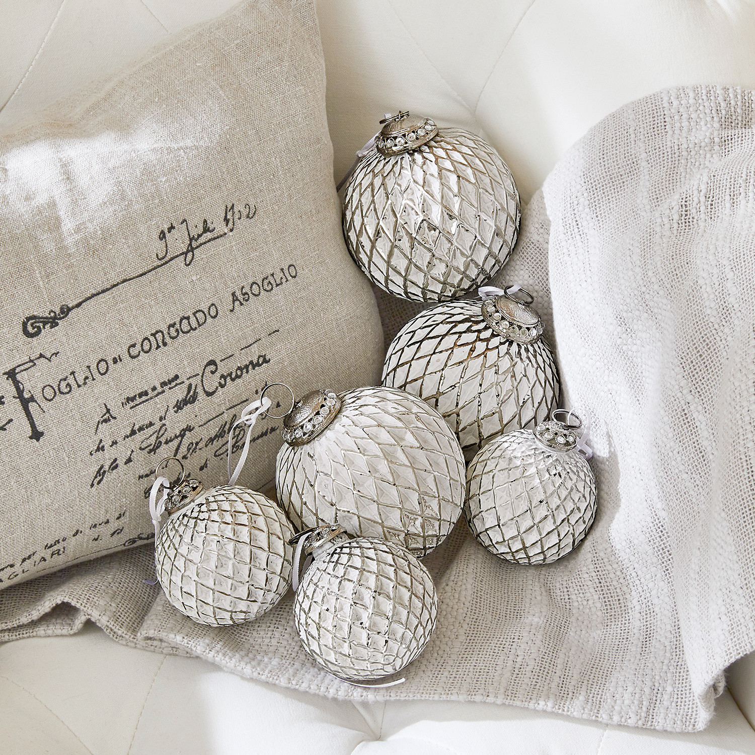 Kerstversiering set van 6 Maélys