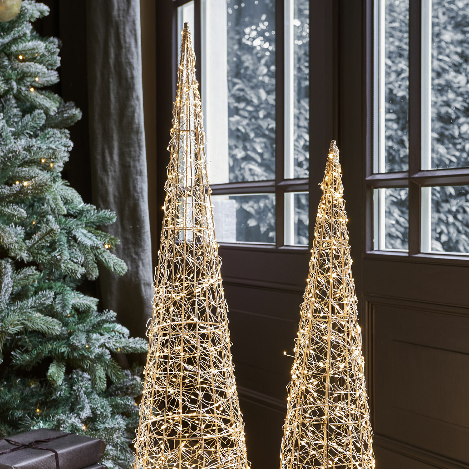 Ledboom set van 2 Oakworth