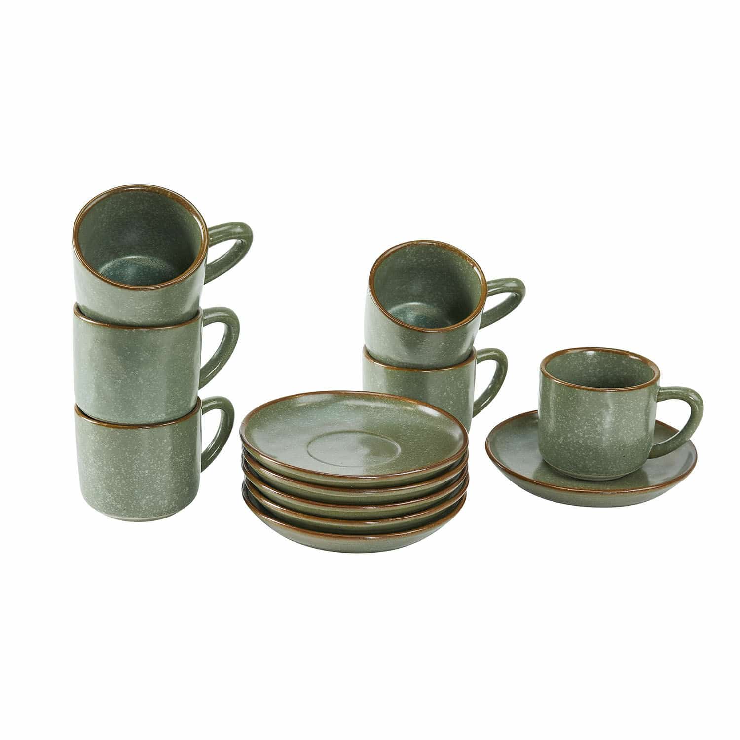Kopje en schoteltje set van 6 Biarré