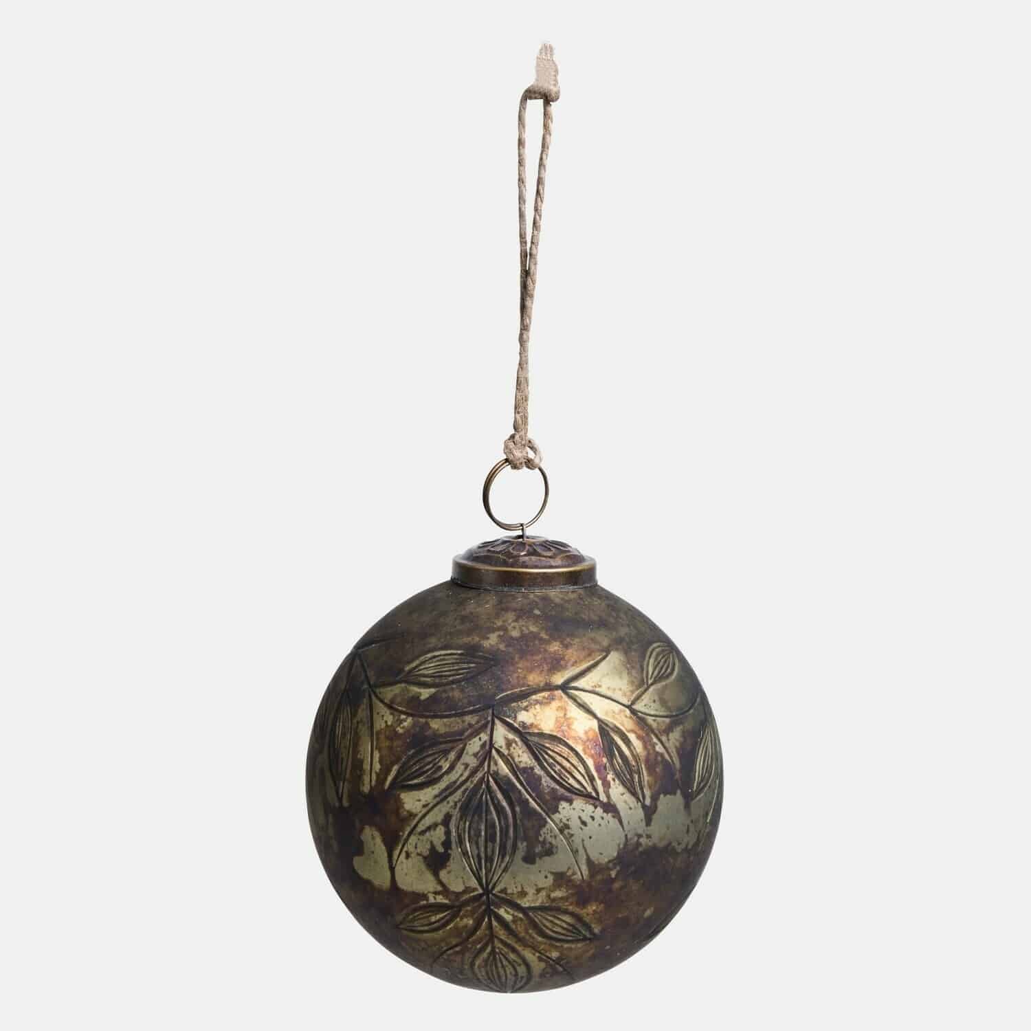 Kerstbal set van 6 Goldenblist