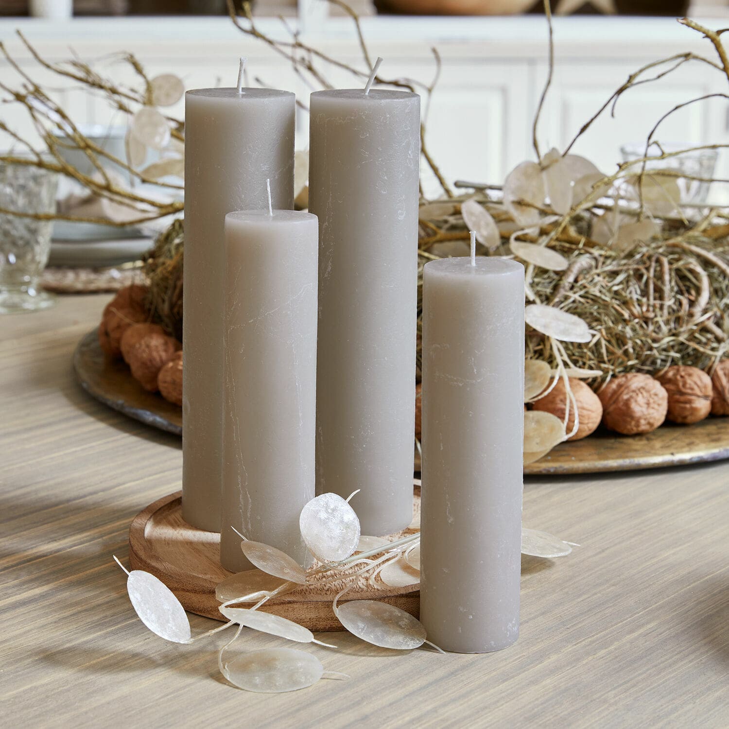 Kaars set van 4 Avinal