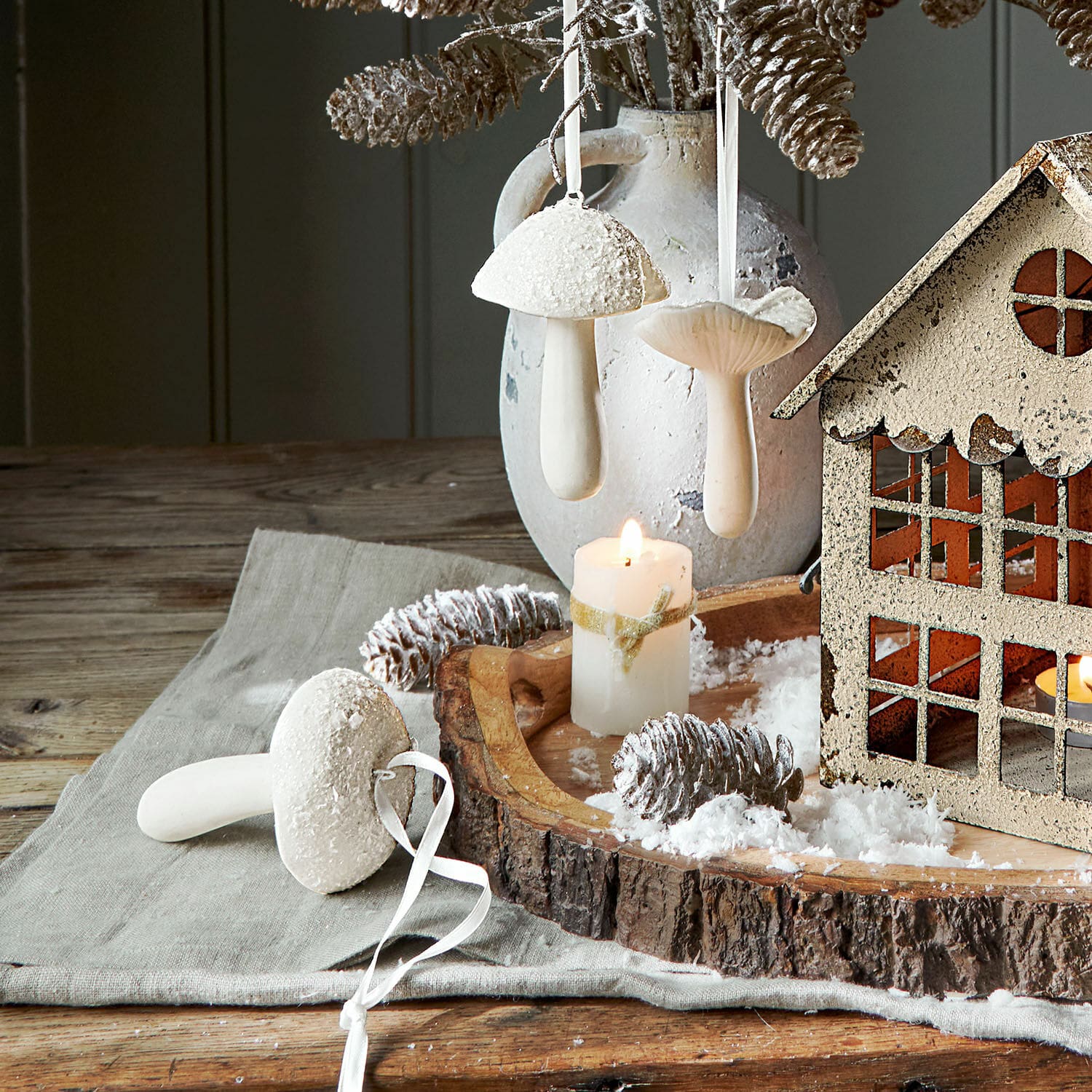 Sierpaddenstoel set van 3 Qilexor