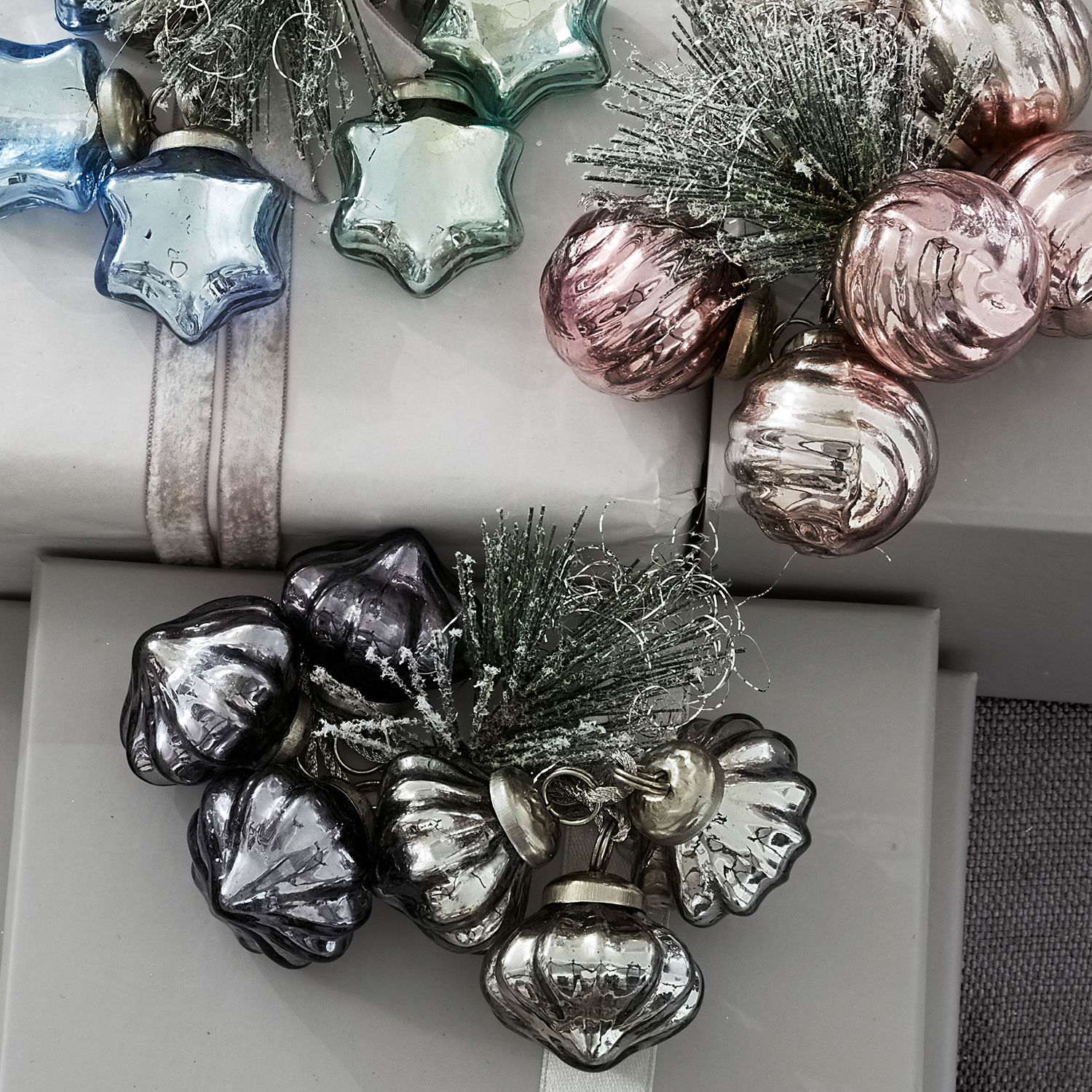 Kerstversiering, set van 18 Noela