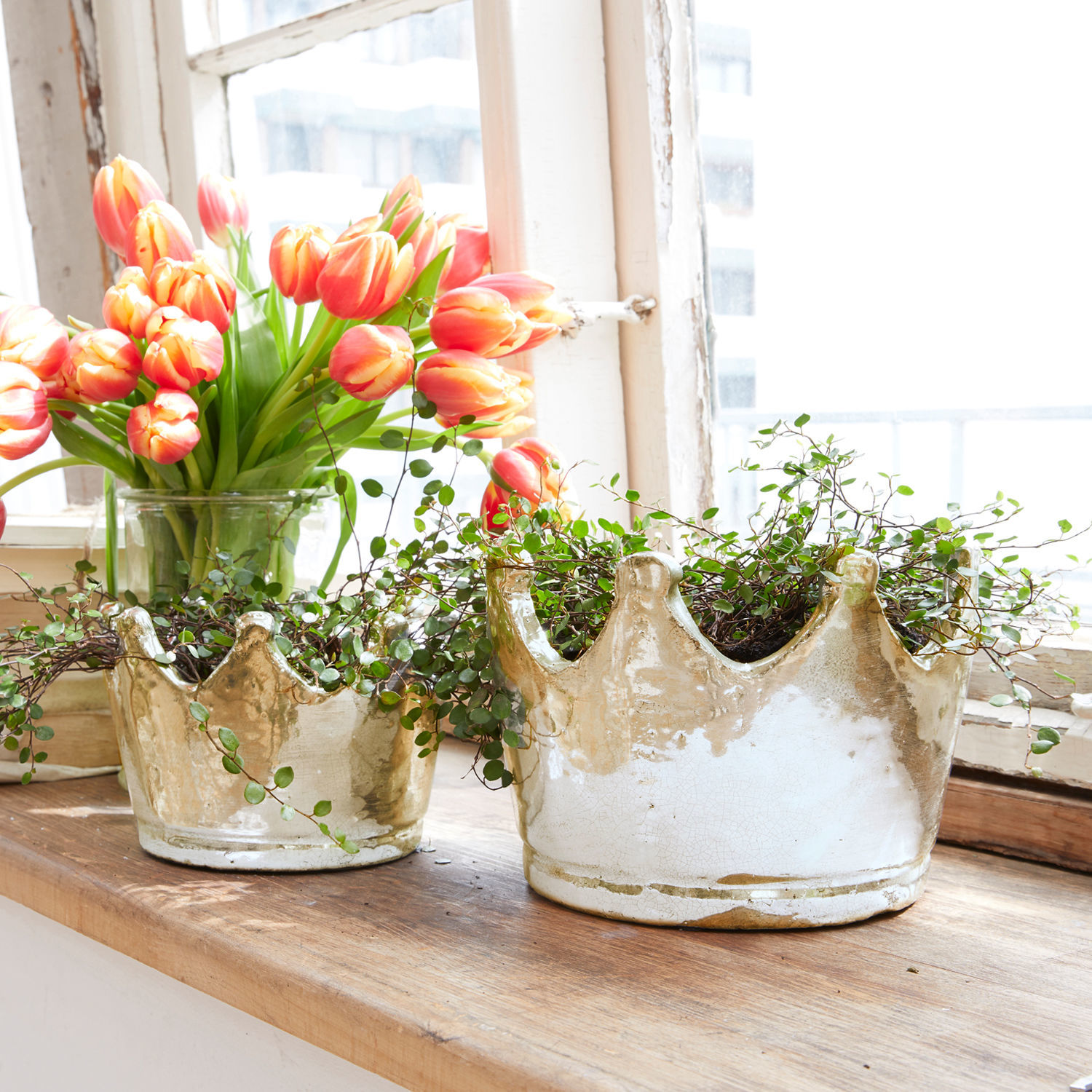 Bloempot set van 2 Kemi