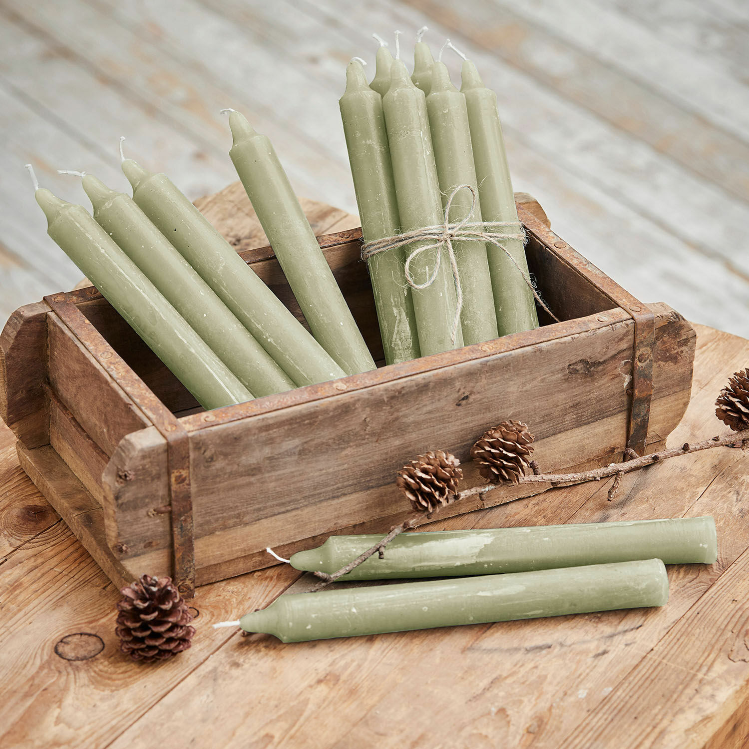 Kaars set van 12 Bauceau