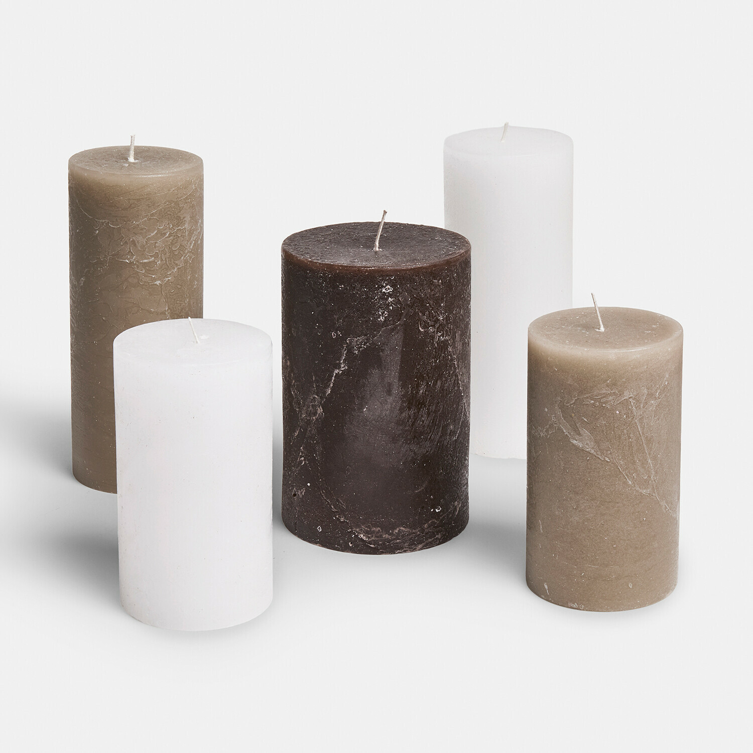 Kaars set van 5 Panagra