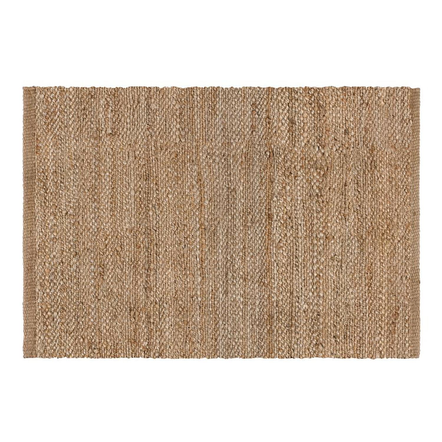 Vloerkleed Abitain Natuurlijke jute vloerkleed in beige met grove structuur, perfect voor duurzame interieurs