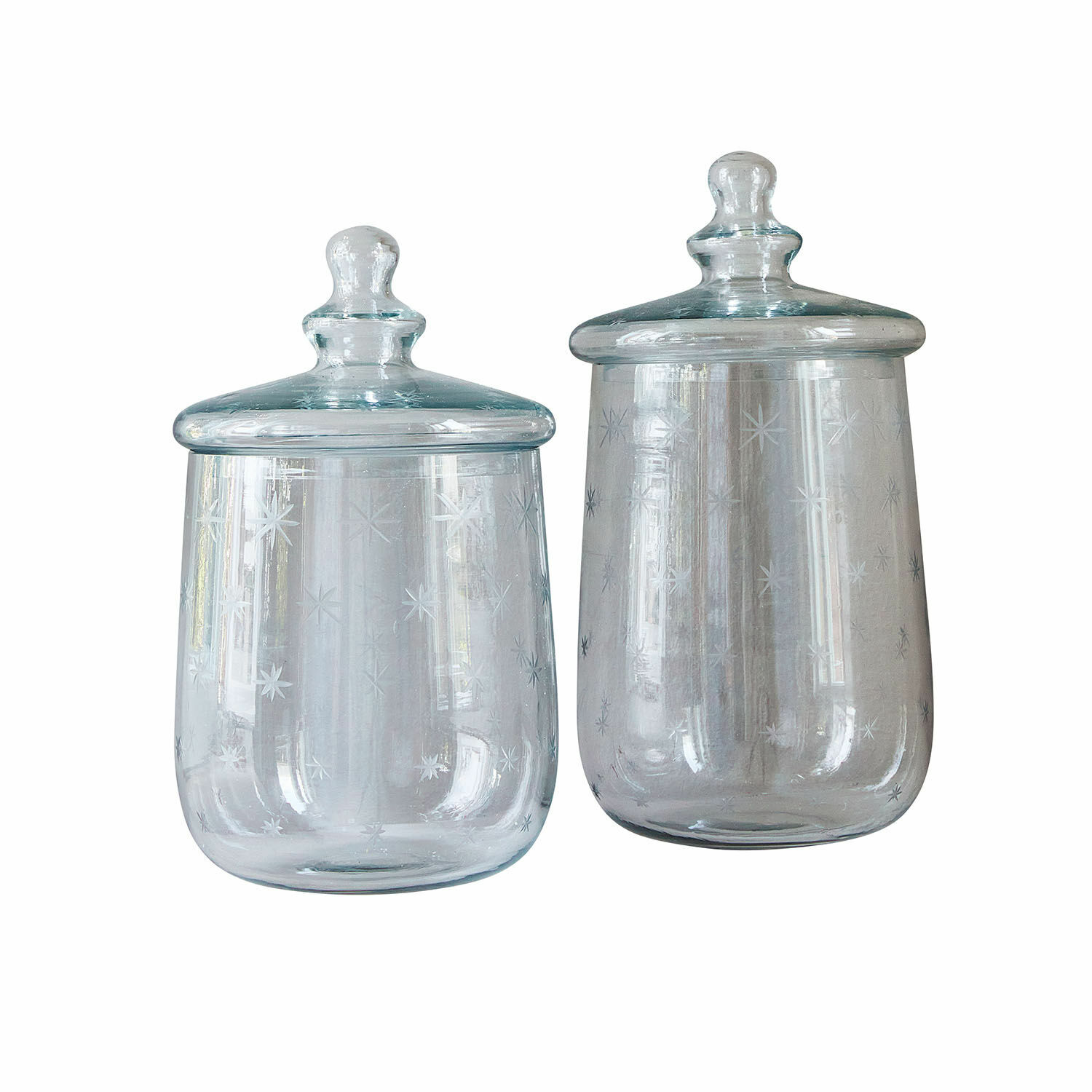 Glazen pot set van 2 Valerico