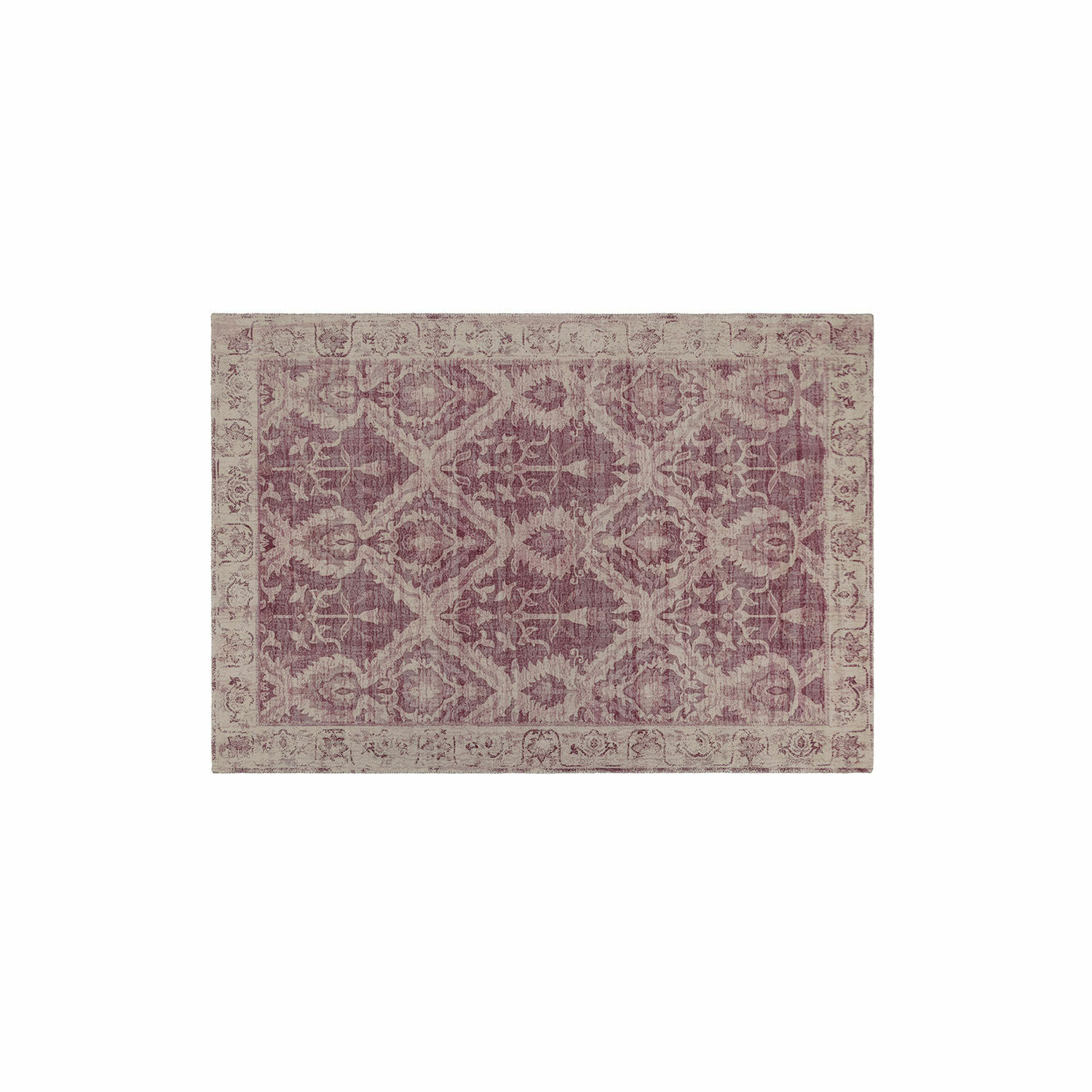 Vloerkleed Mirellis Oosterse vloerkleed in roze en beige tinten, zacht materiaal, stijlvolle interieurdecoratie