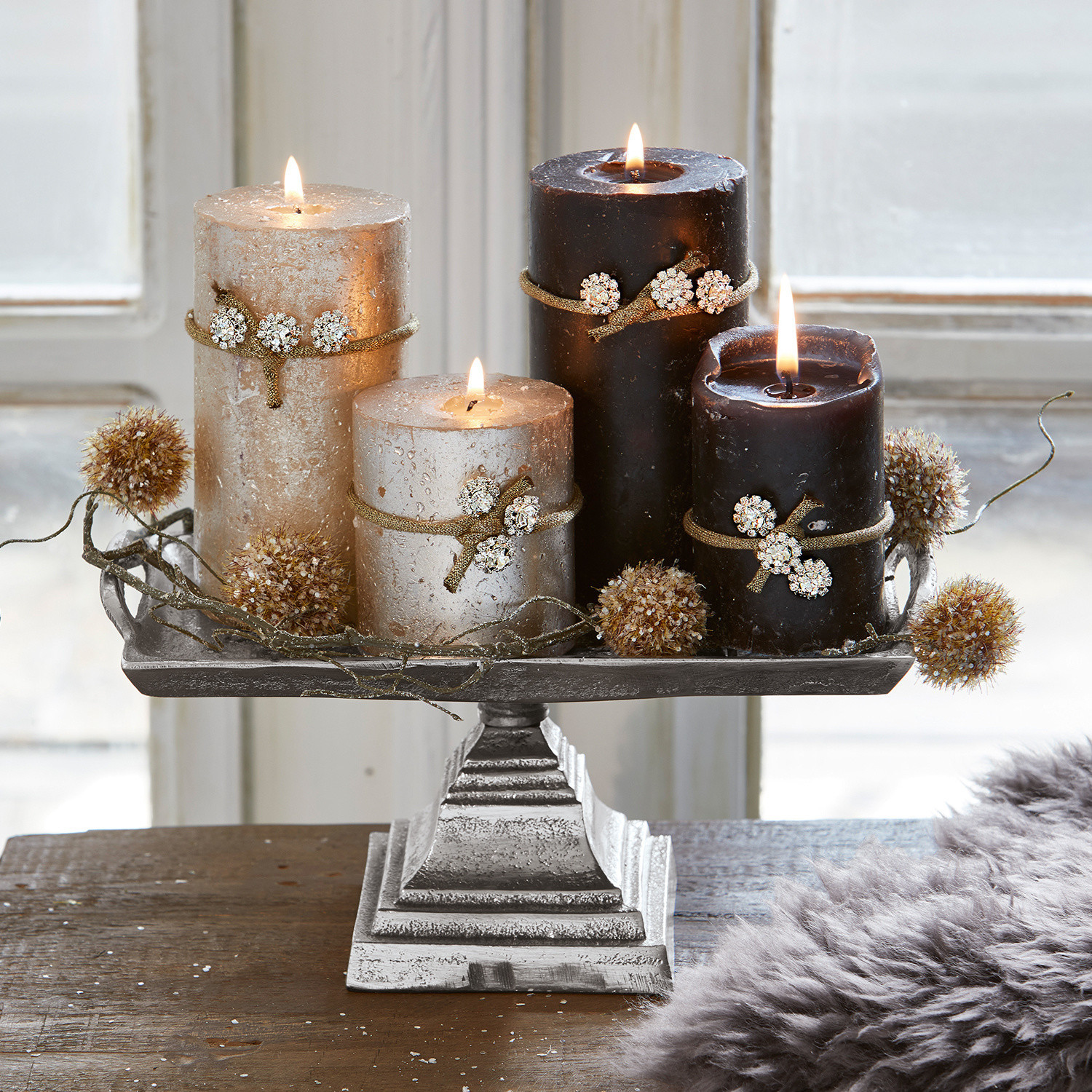 Decoratieve steker, set van 12 Roses