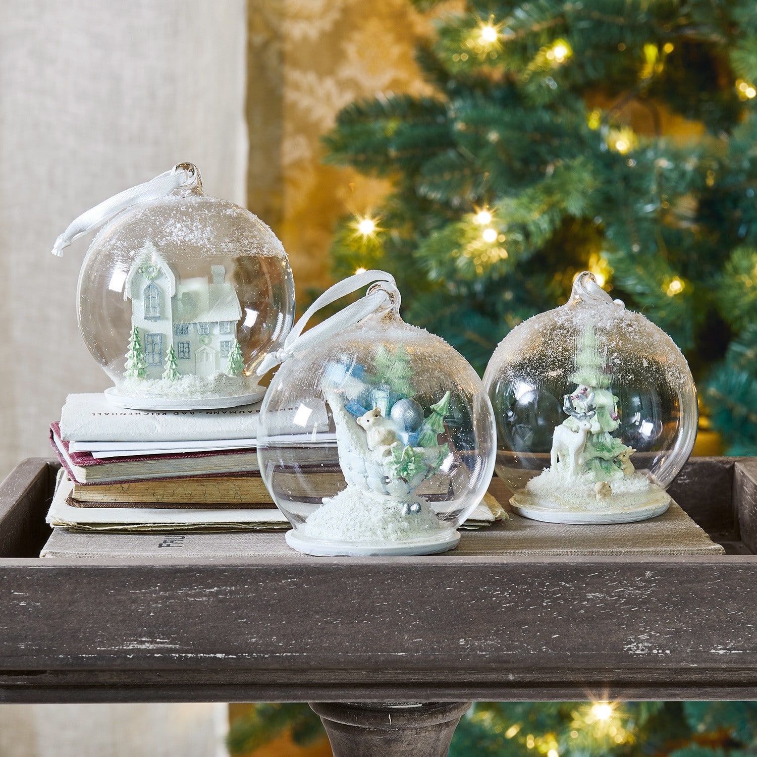 Kerstversiering set van 3 Winterland