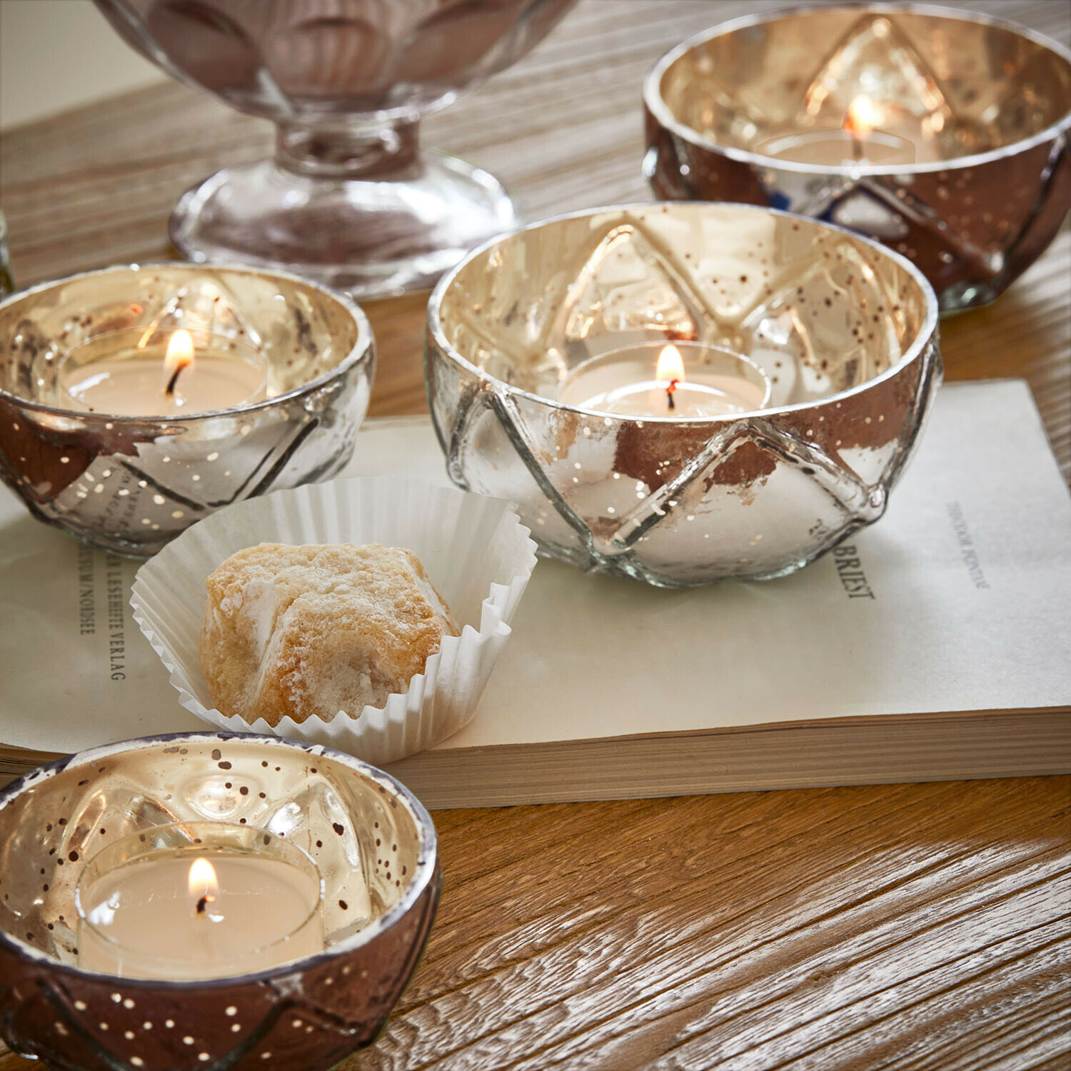 Windlicht set van 6 Amalinae