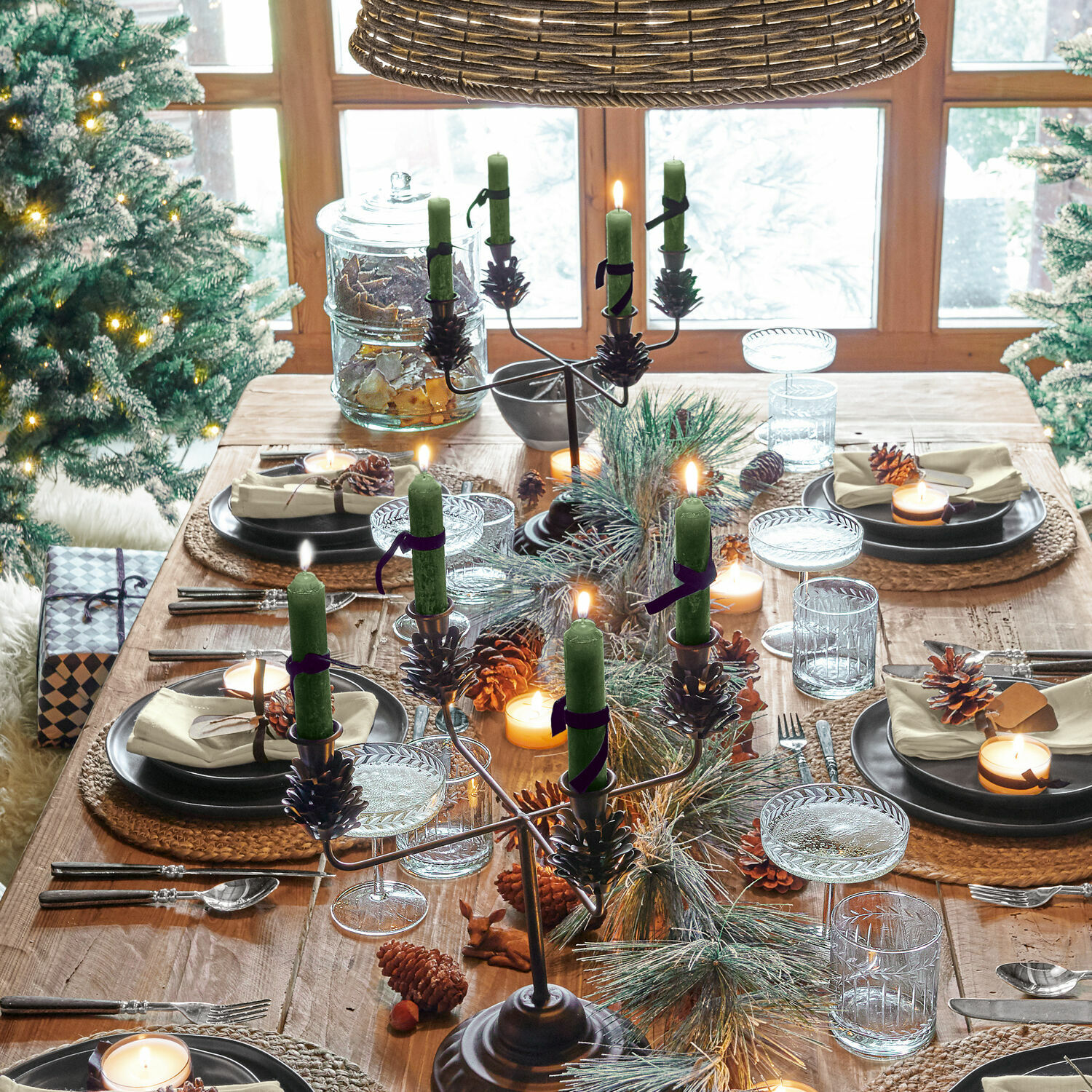 Kaars set van 12 Bauceau