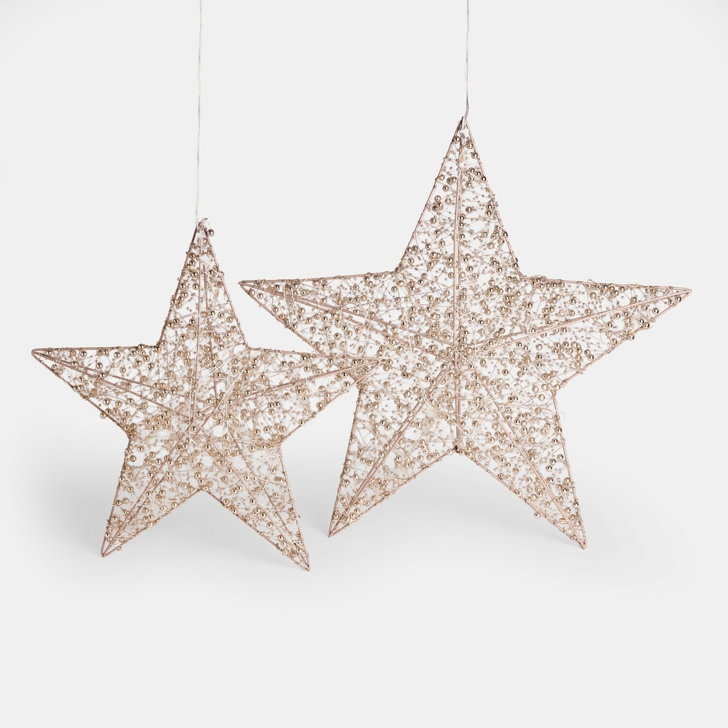 Ster met ledlampjes set van 2 Brightens Ster met ledlampjes set van 2 Brightens