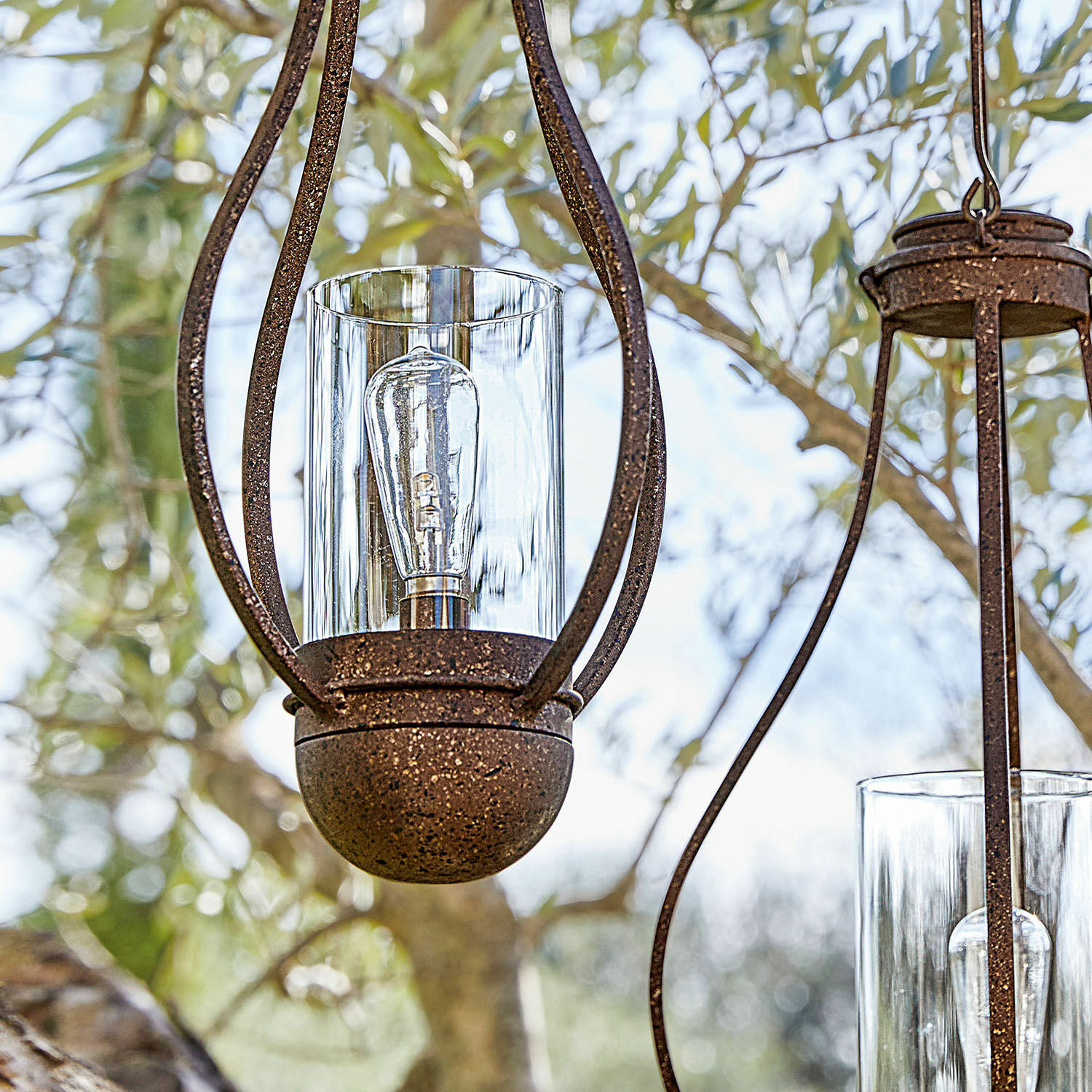 Hanglantaarn op zonne-energie set van 2 Marsa