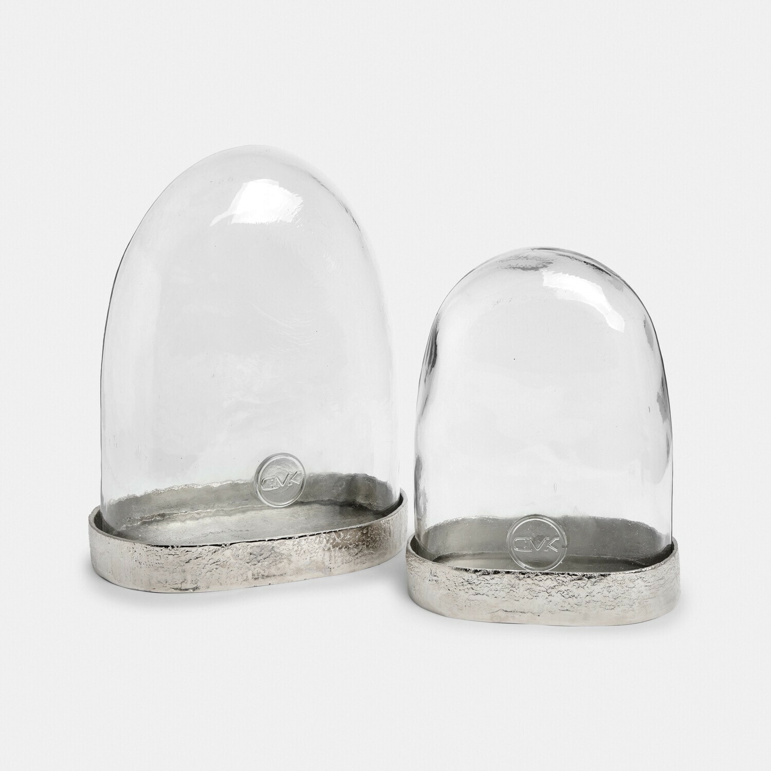 Glazen stolp set van 2 Brévaline