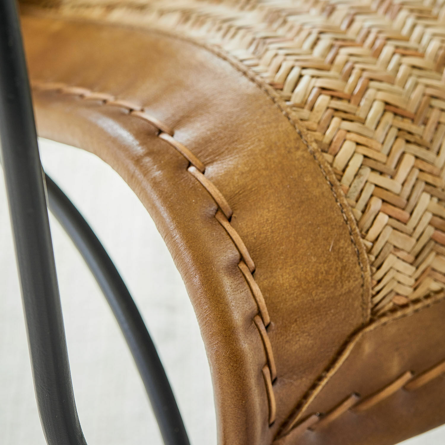 Stoel met hocker Dauvron