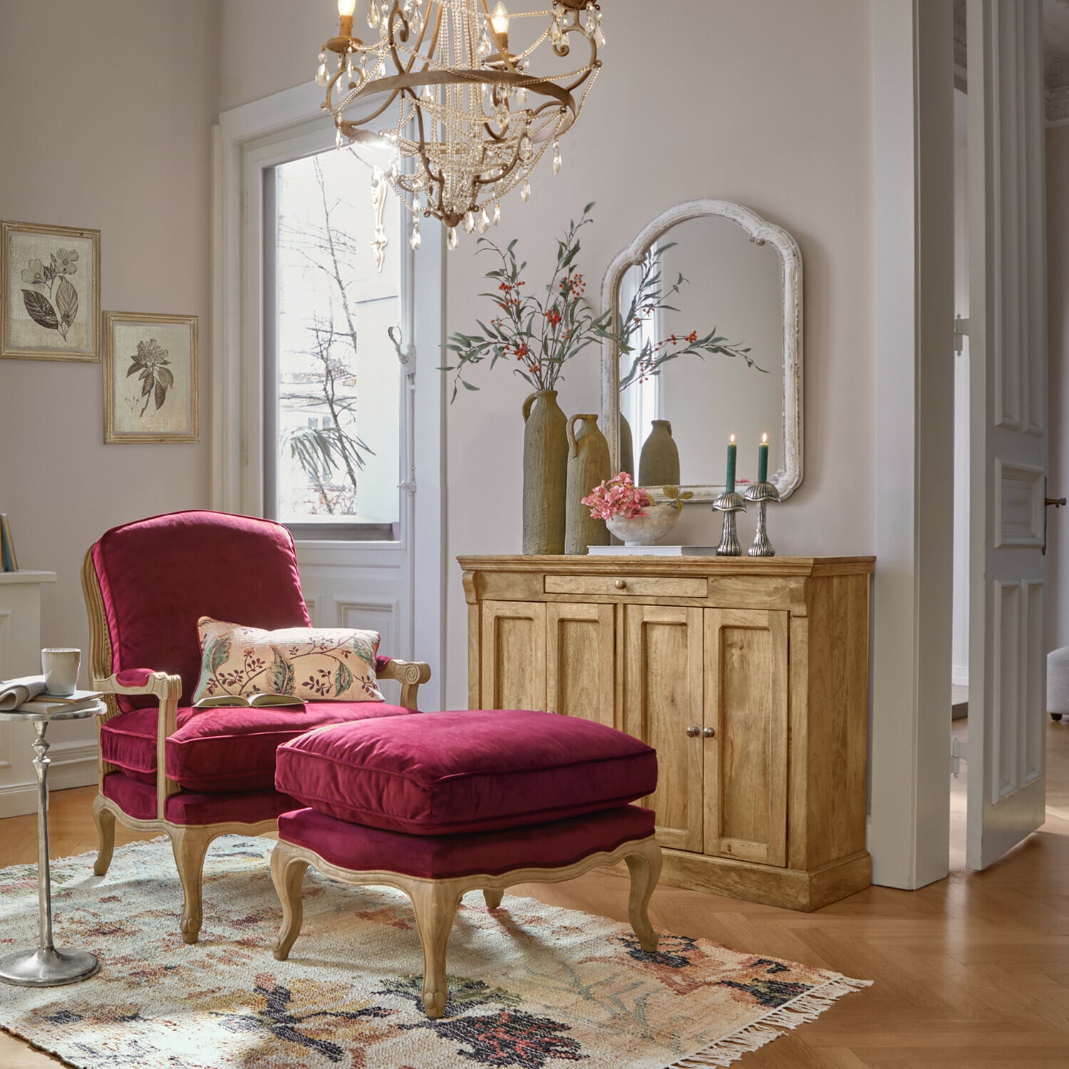 Kaarsenhouder set van 2 Mavinas