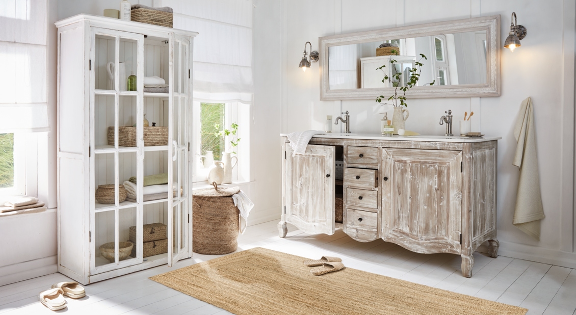 Home spa in shabby chic