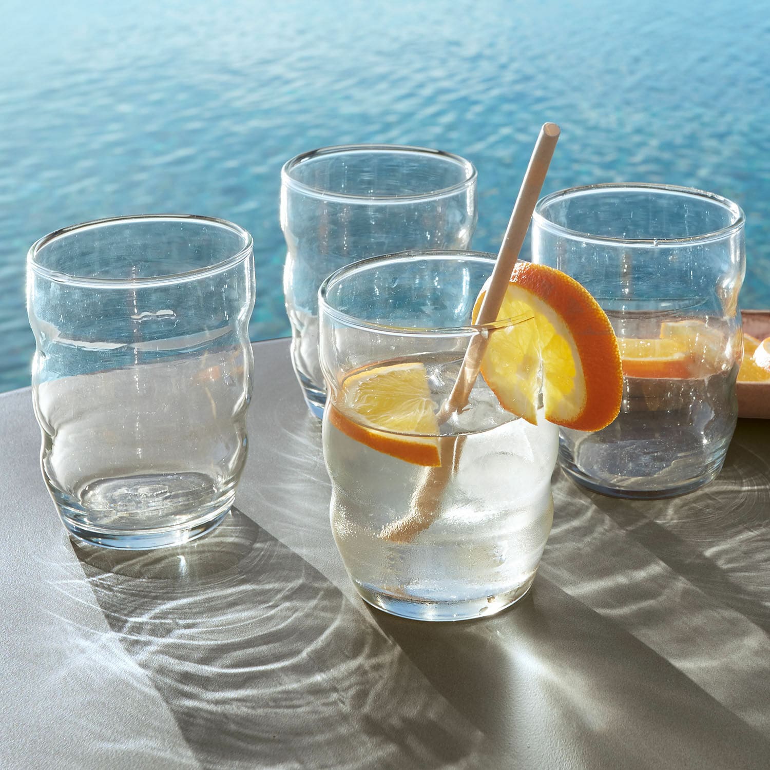Glas set van 4 Tournavin