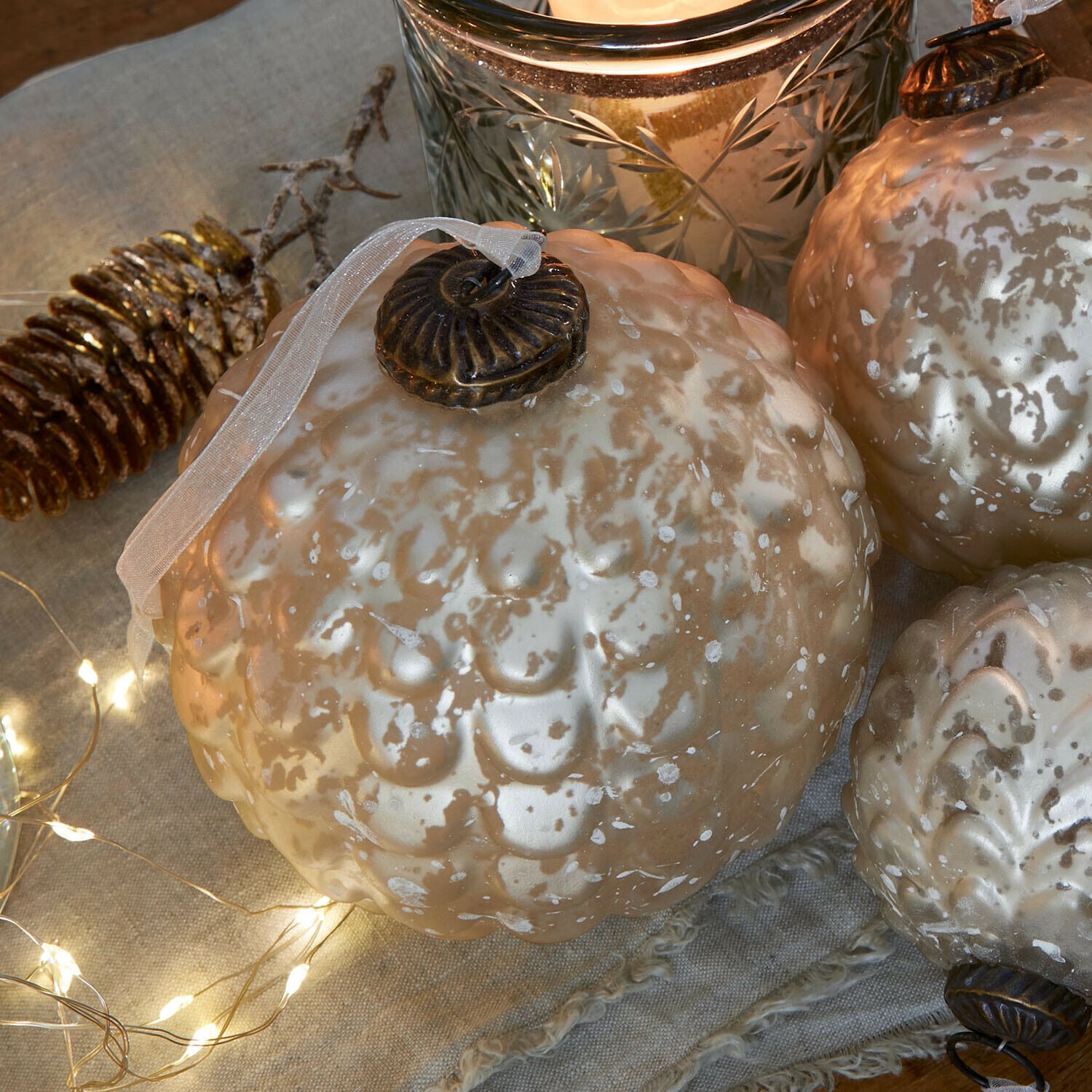 Kerstbal set van 6 Domara