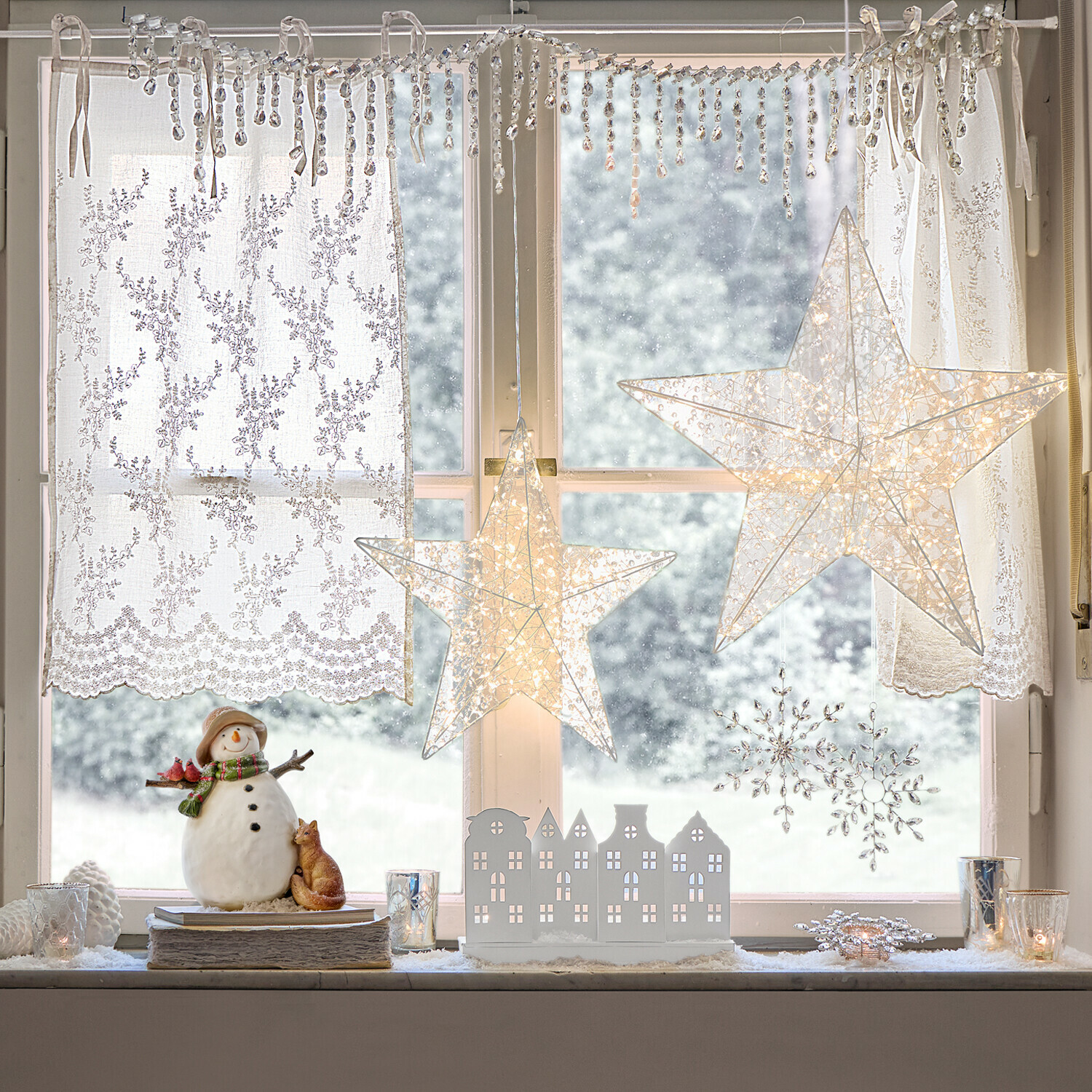 Decoratieve sneeuwpop Irenja