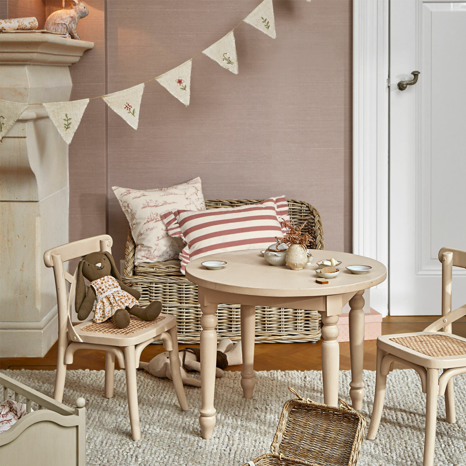 2-delige set kussenhoezen Fleurine