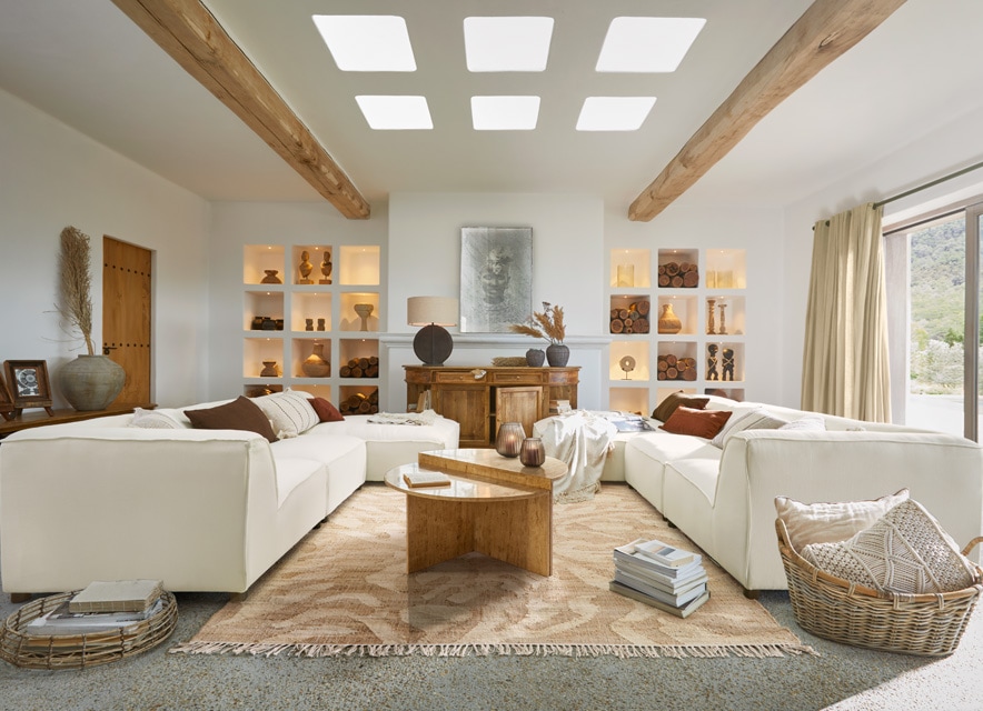 Symmetrie in natuurlijke tinten