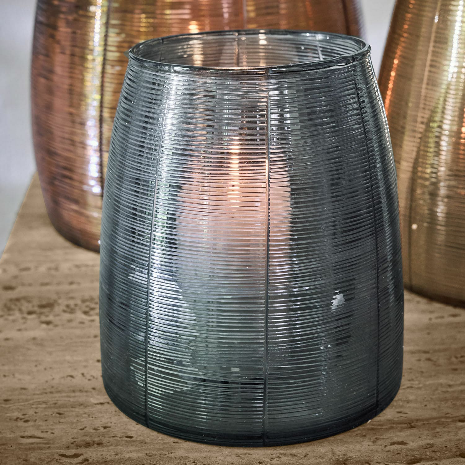 Windlicht set van 3 Uvenar