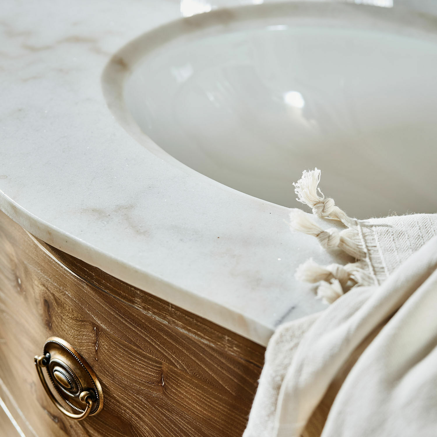 Dubbele wastafel Autumnwood