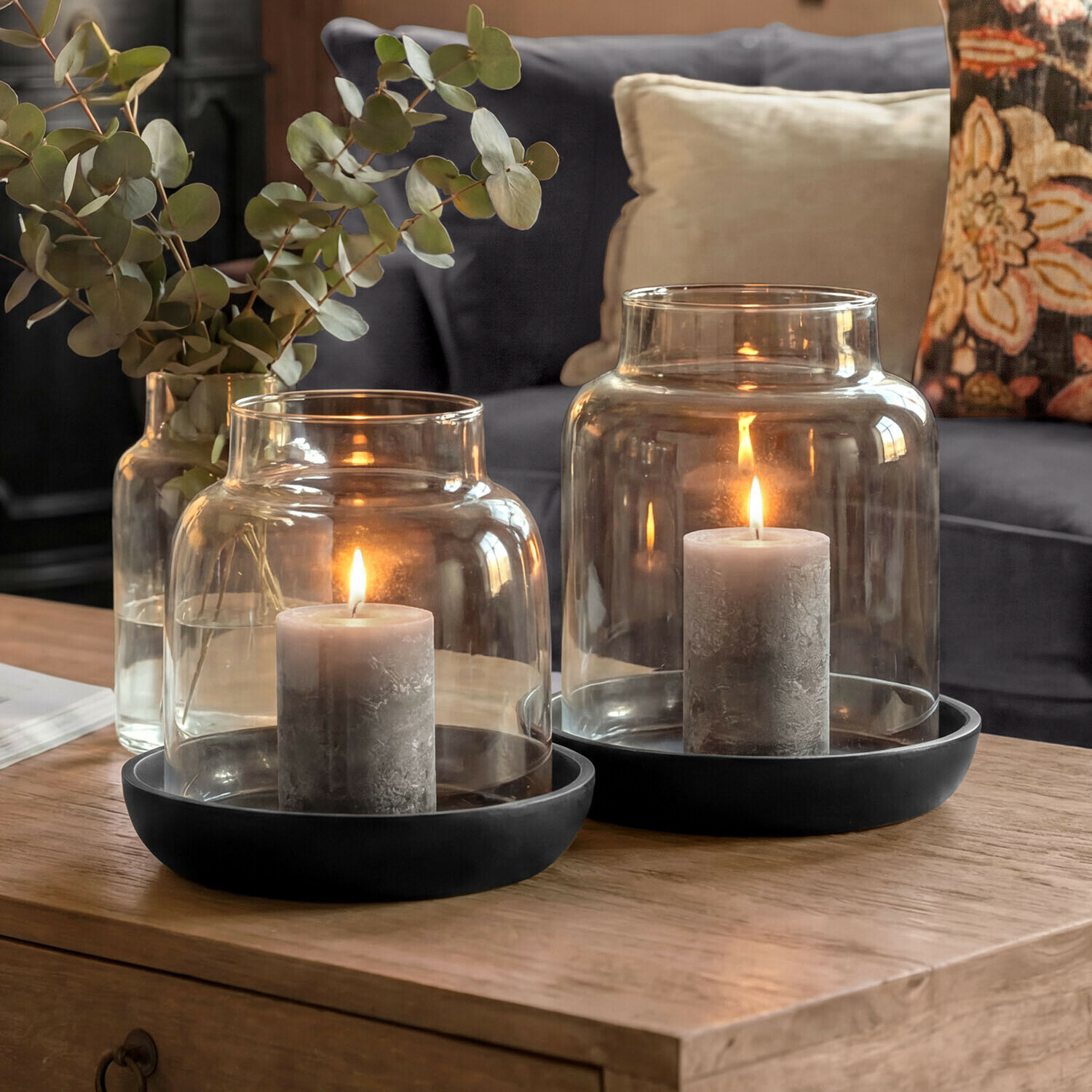 Windlicht set van 2 Venturio