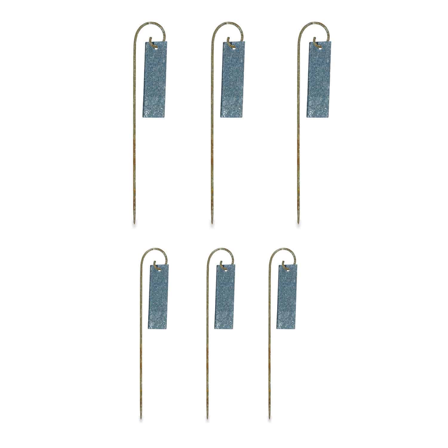 Plantensteun met label set van 6 Sefrou