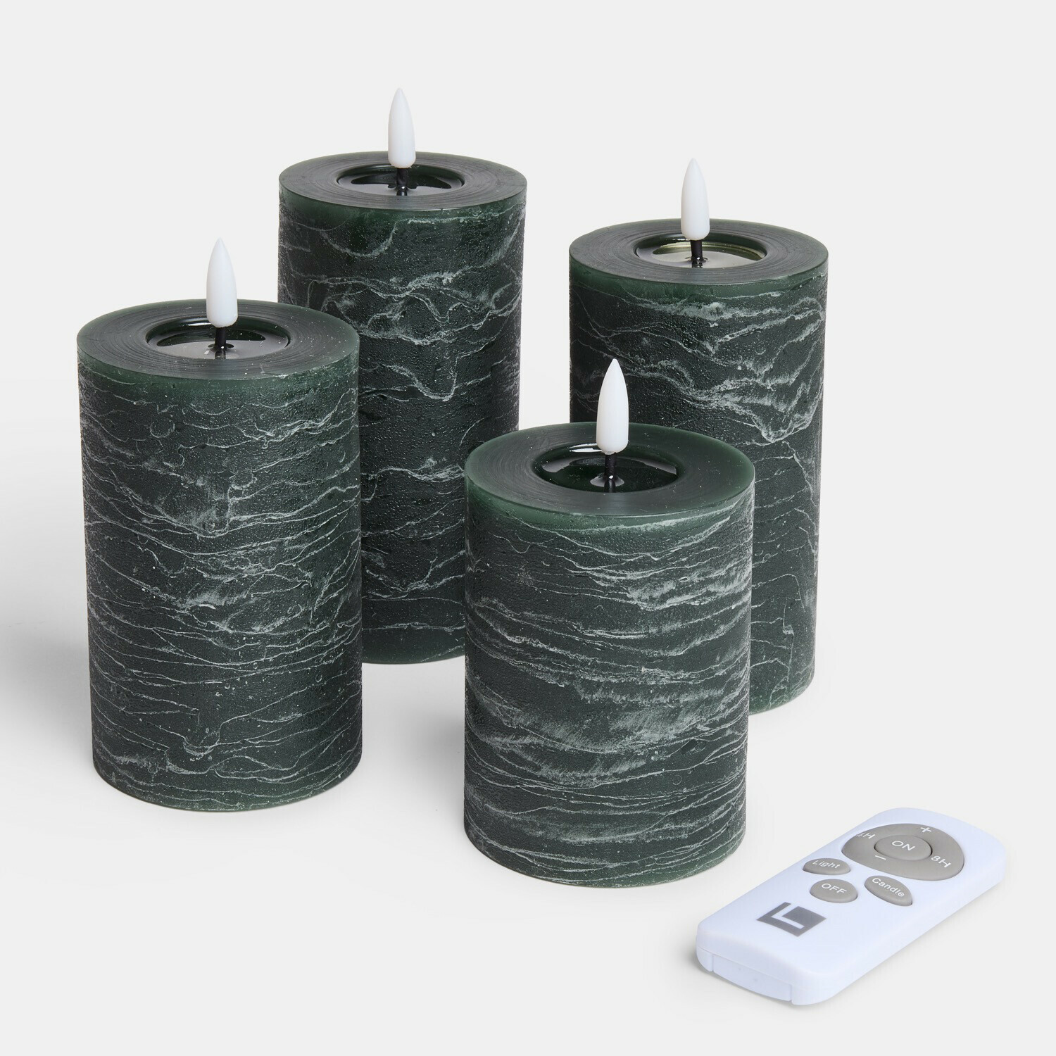 Ledstompkaars set van 4 Ljusvik