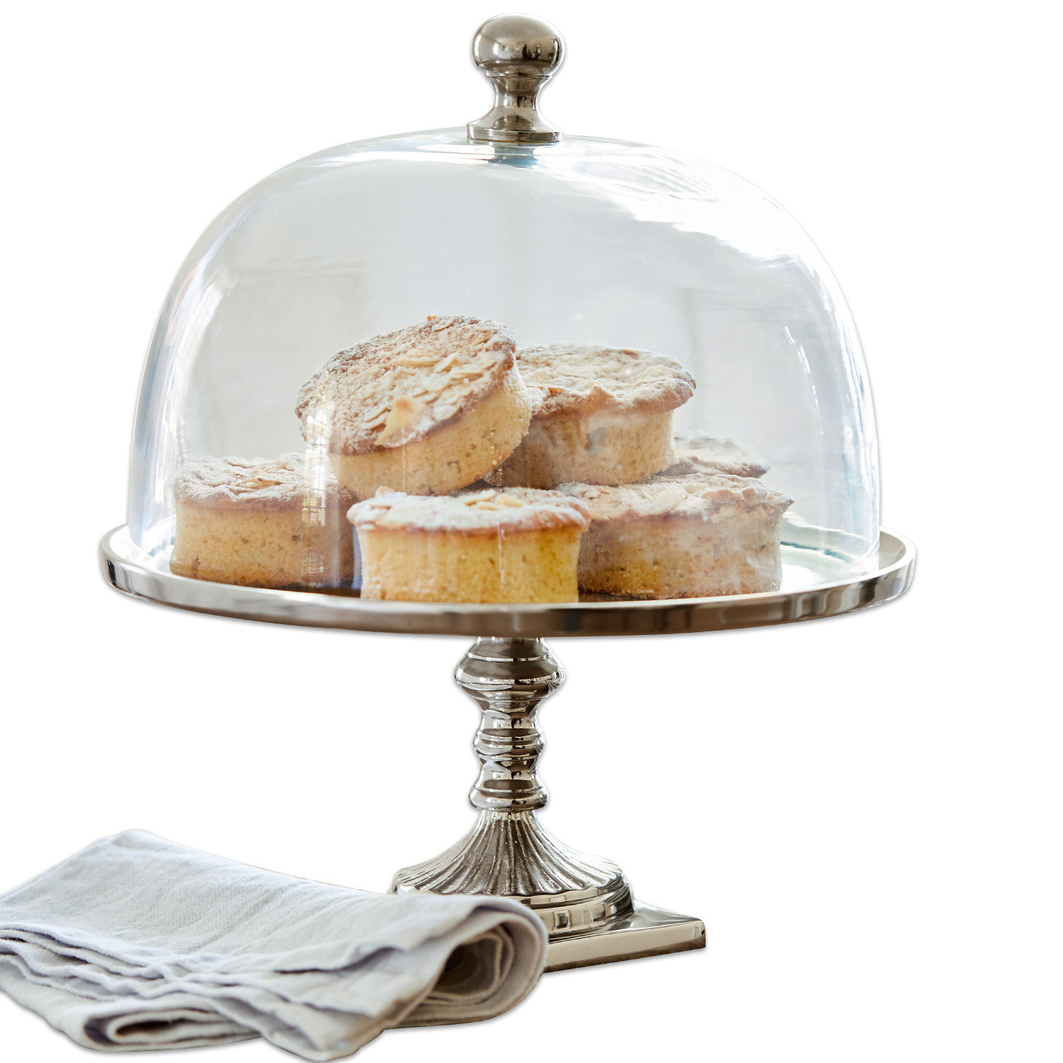 Glazen stolp met plateau Mine