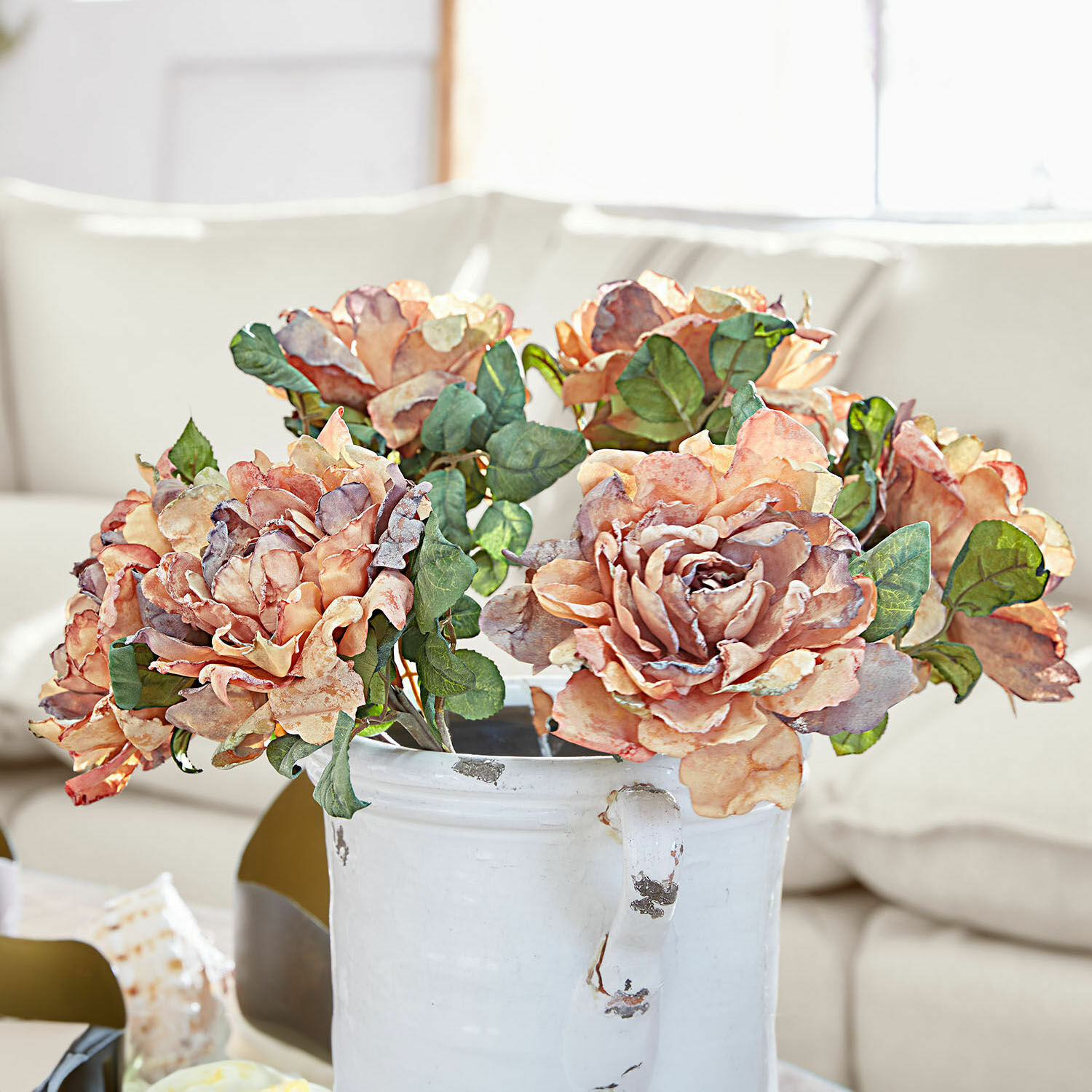 Decoratieve bloem set van 6 Mervix