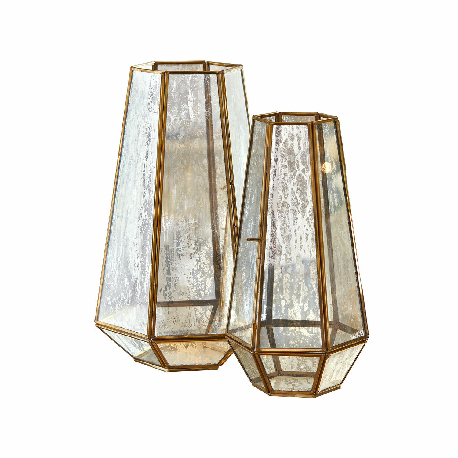 Windlicht set van 2 Mouniza