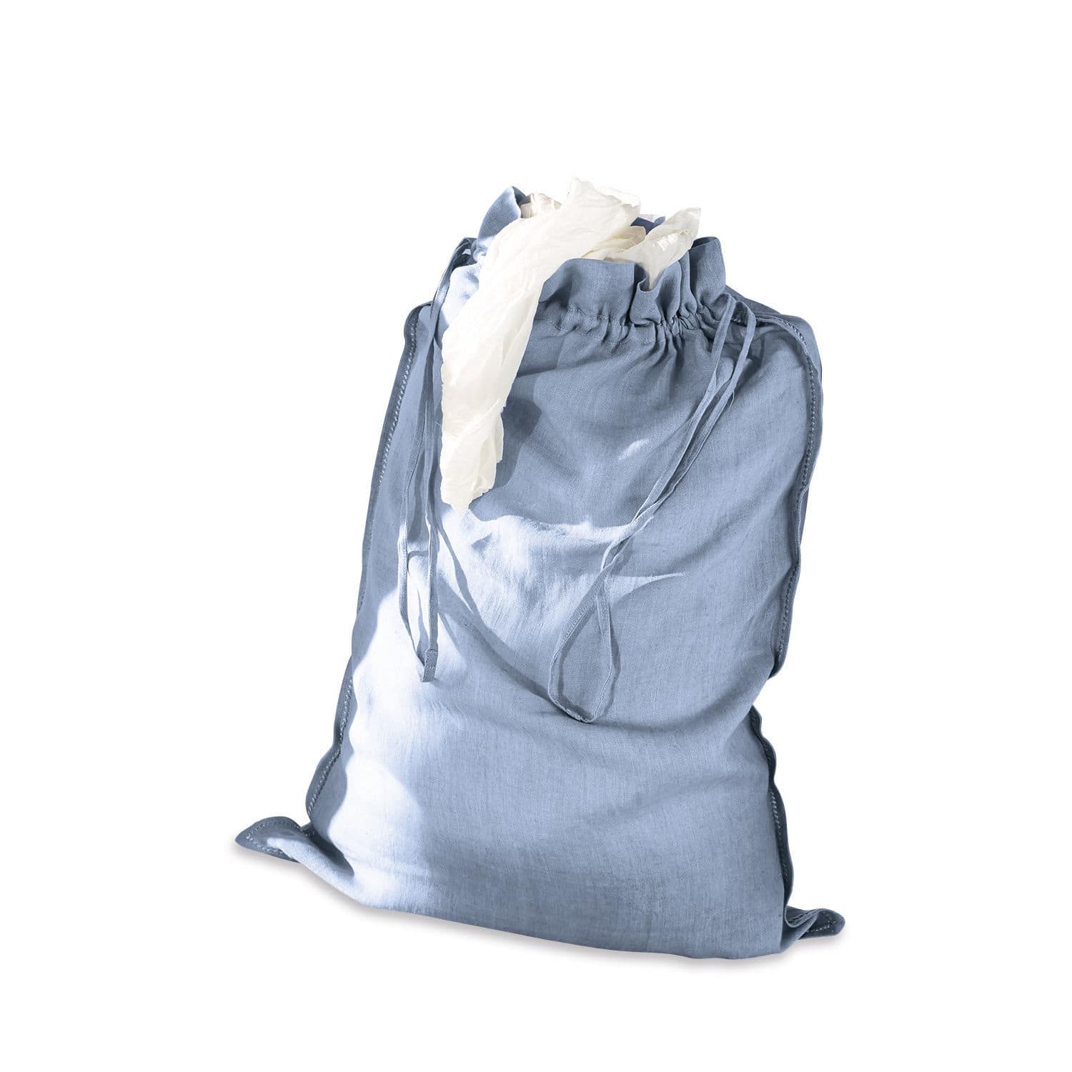 Blauwe Monthelie waszak van katoen, praktisch en licht voor het opbergen van kleding