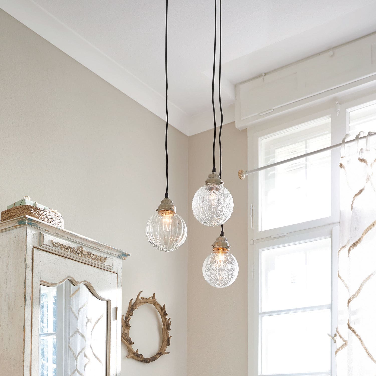 Hanglamp set van 3 Lidia