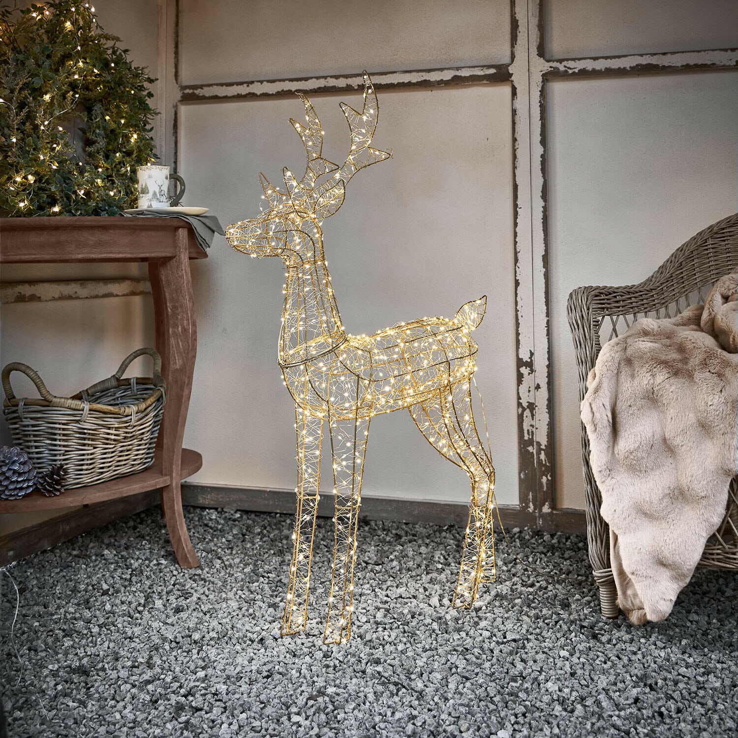 Hert met ledverlichting Thaliras